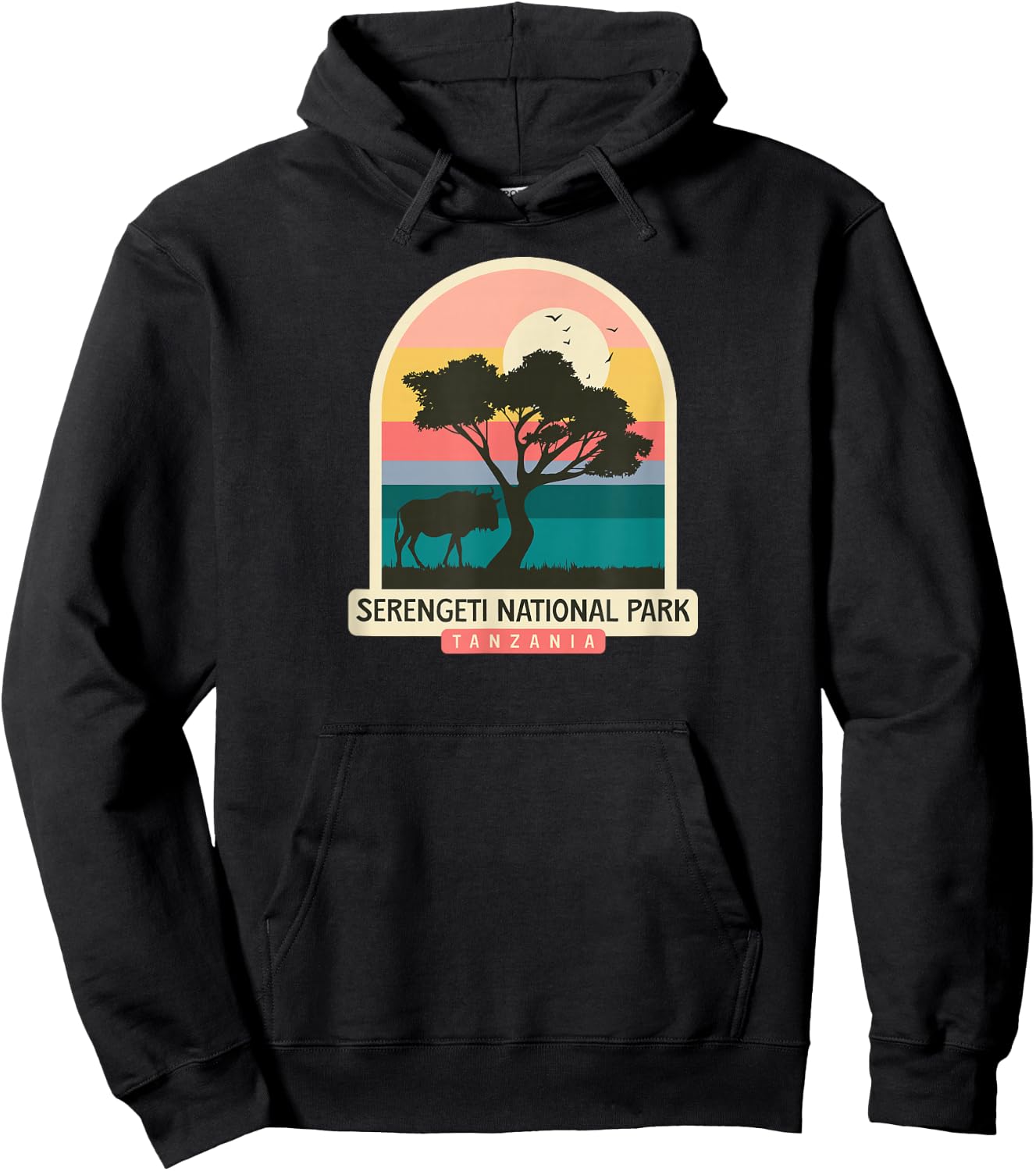 Serengeti National Park - Tanzania Hoodie - Hoodie | Black