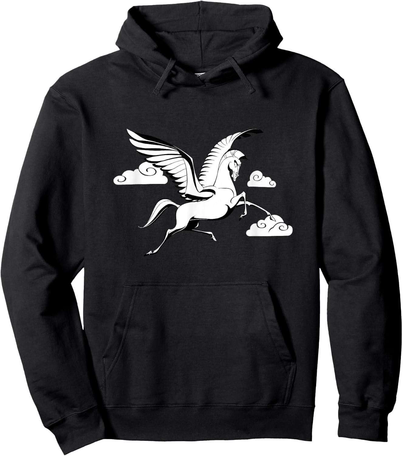 Disney Hercules Pegasus Winged Horse Hoodie - Hoodie | Black