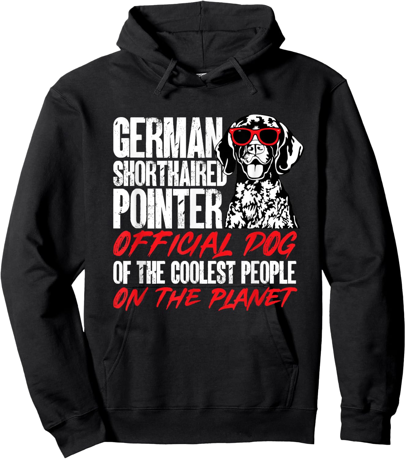 German Shorthaired Pointer GSP Dog Hoodie - Hoodie | Black