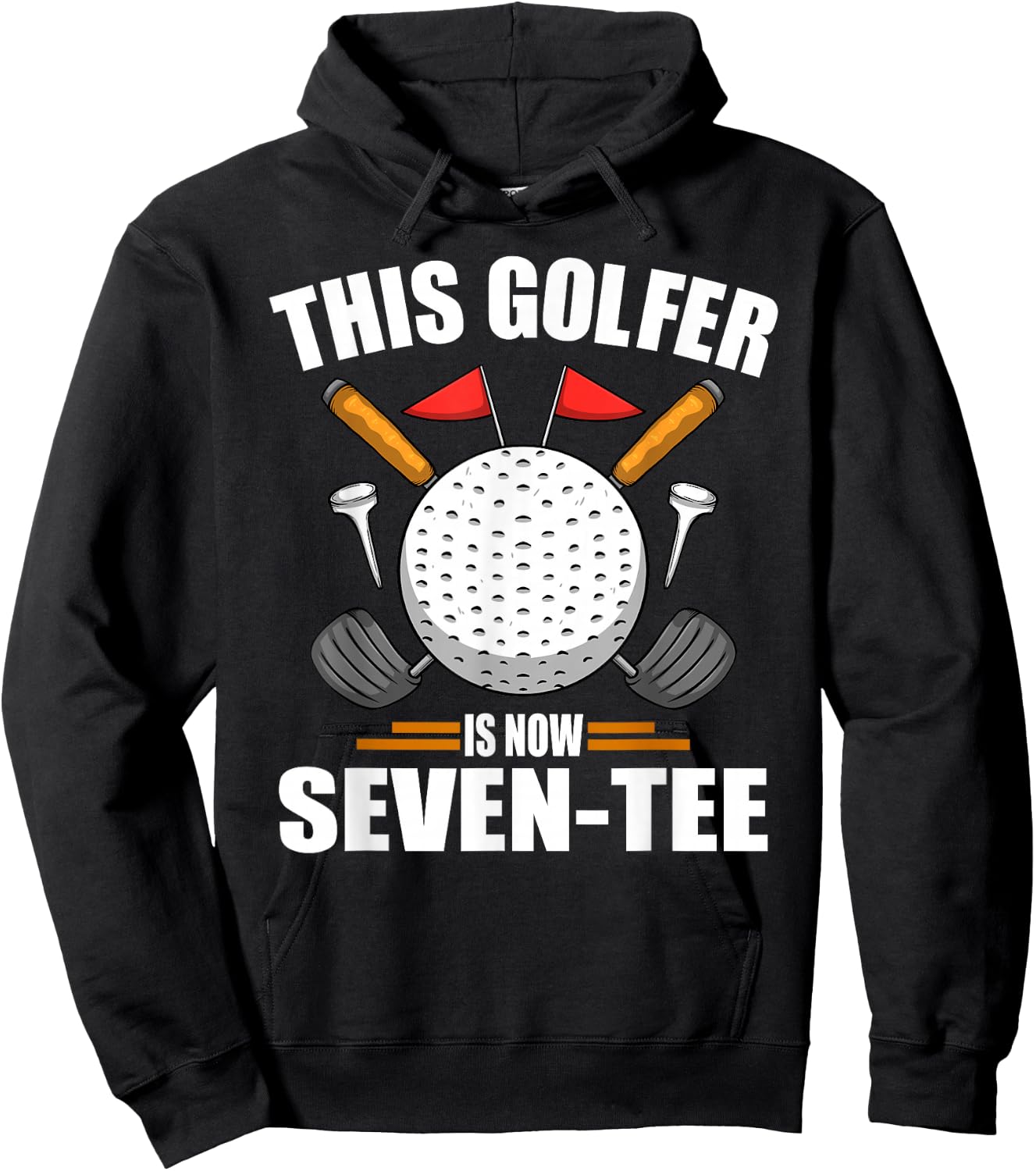 Birthday Golf Shirts 70th Year Old Golfer Golfing Hoodie - Hoodie | Black