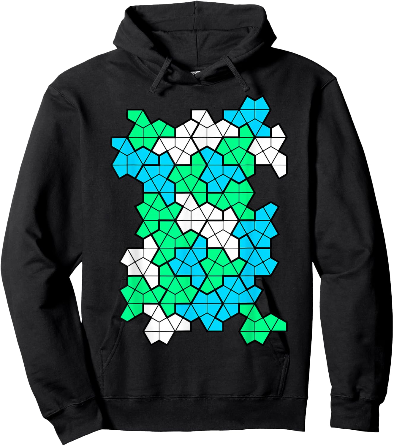 Nerdy Aperiodic Monotile Discovery Math Physics Teacher Men Women Girls Kids Hoodie - Hoodie | Black