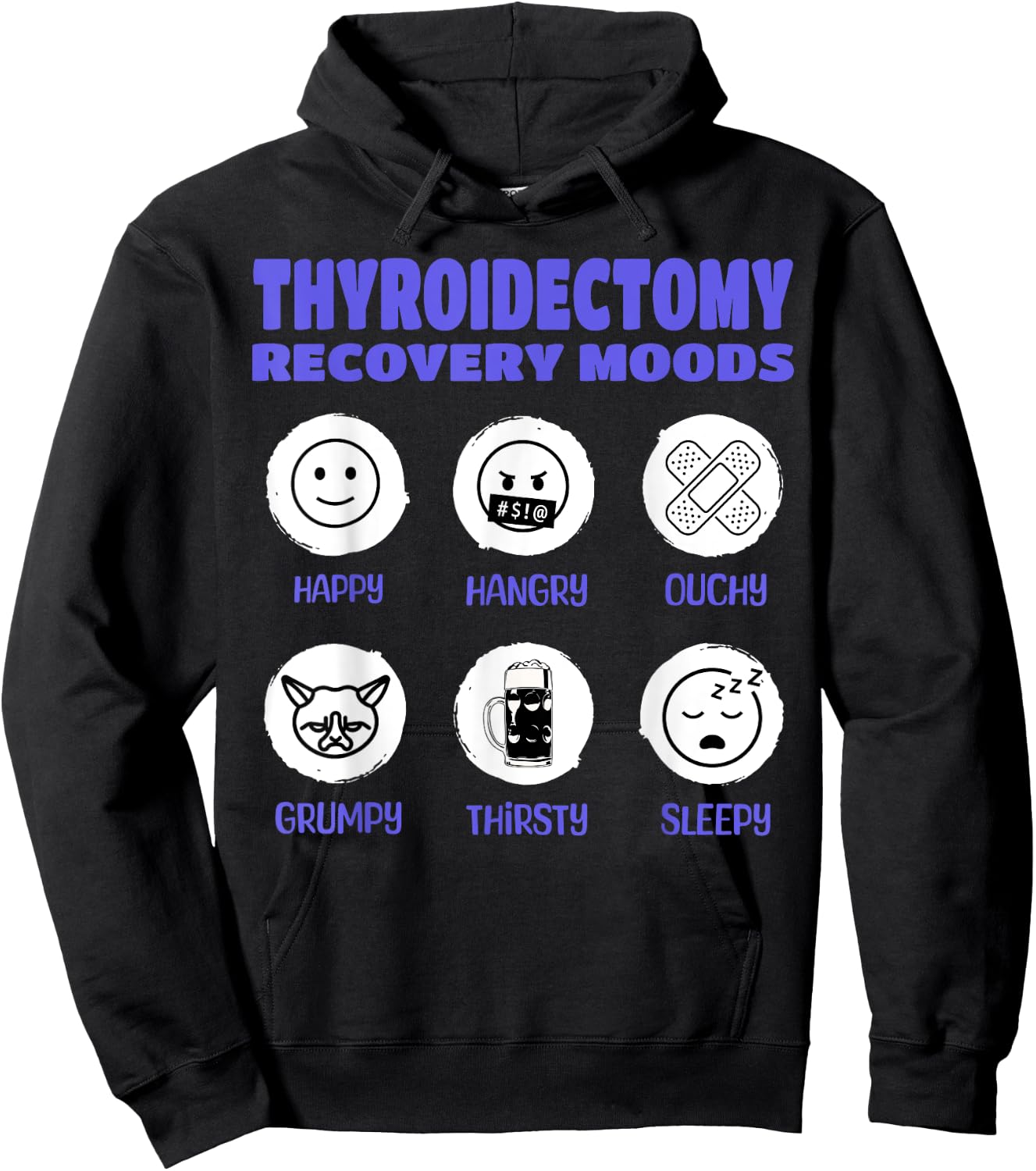 Funny Thyroidectomy And Thyroid Removal Surgery Hoodie - Hoodie | Black