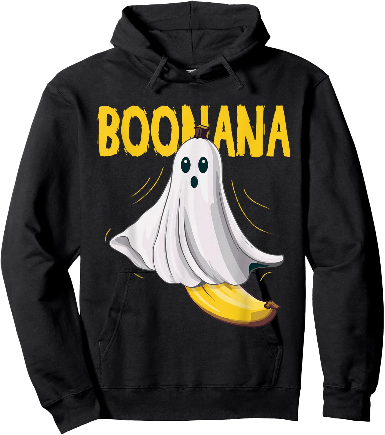 Boonana Ghost Banana Costume Adult Toddler Kids Halloween Hoodie - Hoodie | Black
