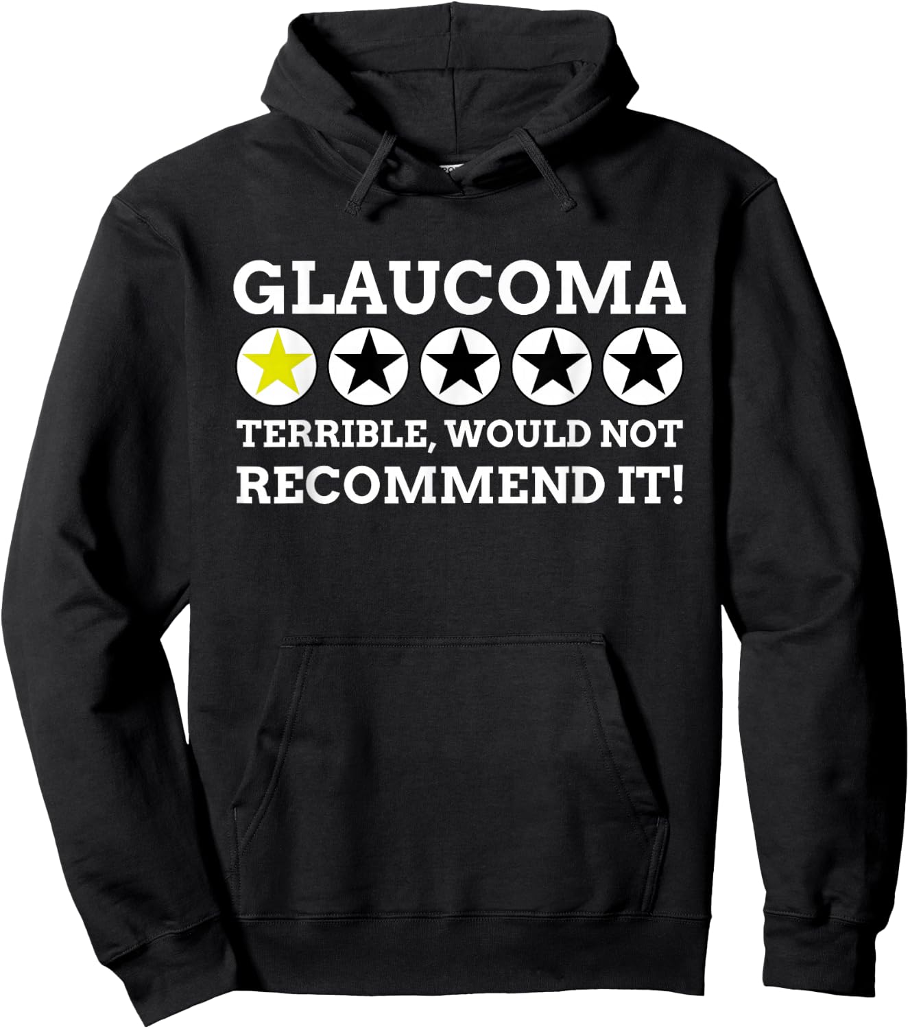 Hilarious Eye Surgery Gifts & Funny Glaucoma Hoodie - Hoodie | Black