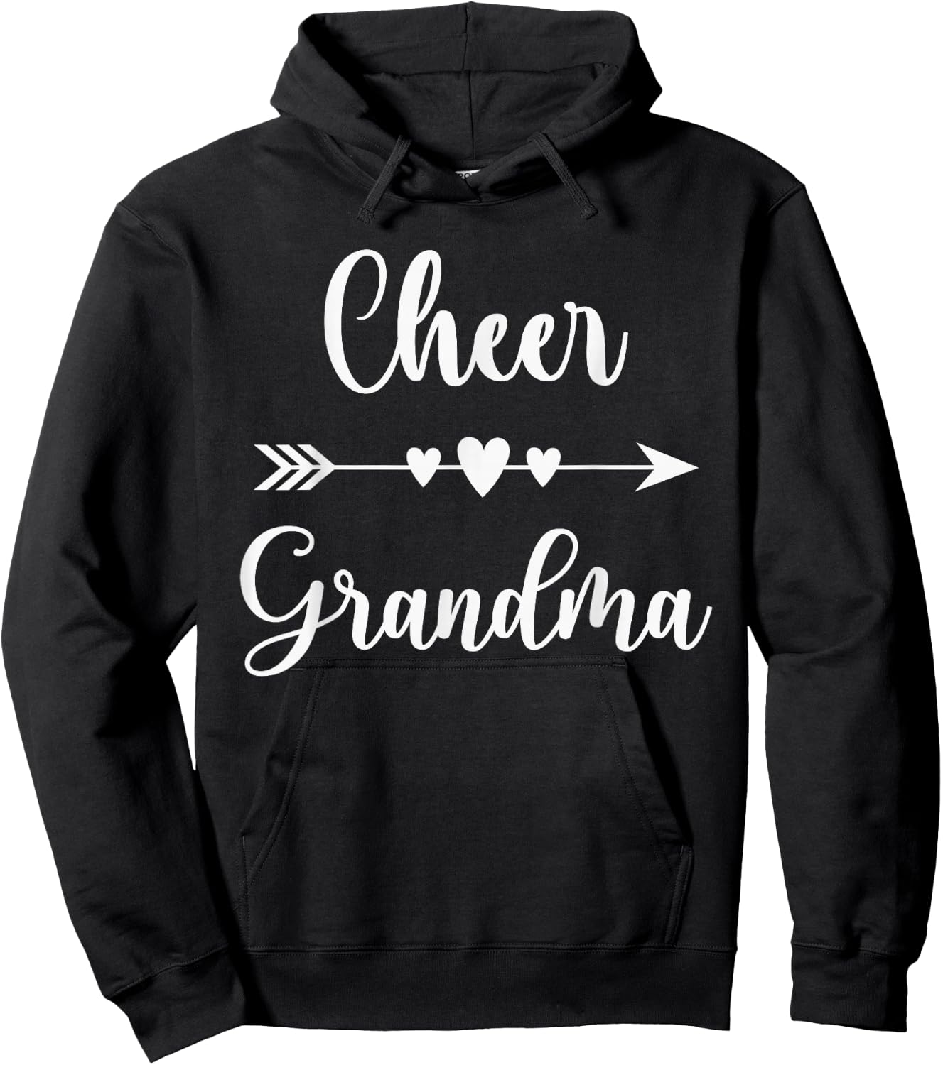 Cheerleading Grandma Cheerleader Cheerleading Grandmother Hoodie - Hoodie | Black