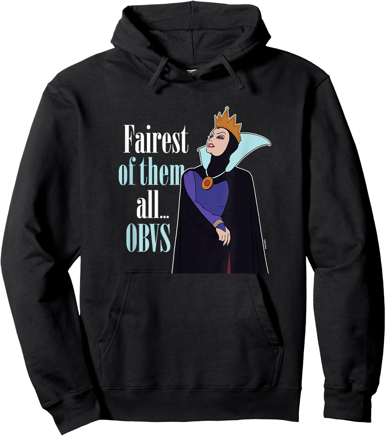Disney Villians - Evil Queen Snow White Fairest of Them All Hoodie - Hoodie | Black
