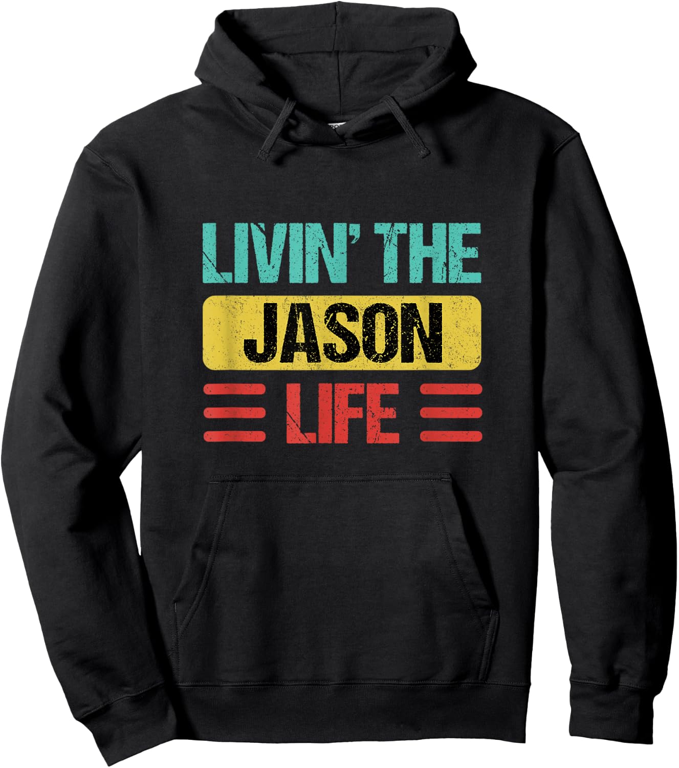 Jason Name Hoodie - Hoodie | Black