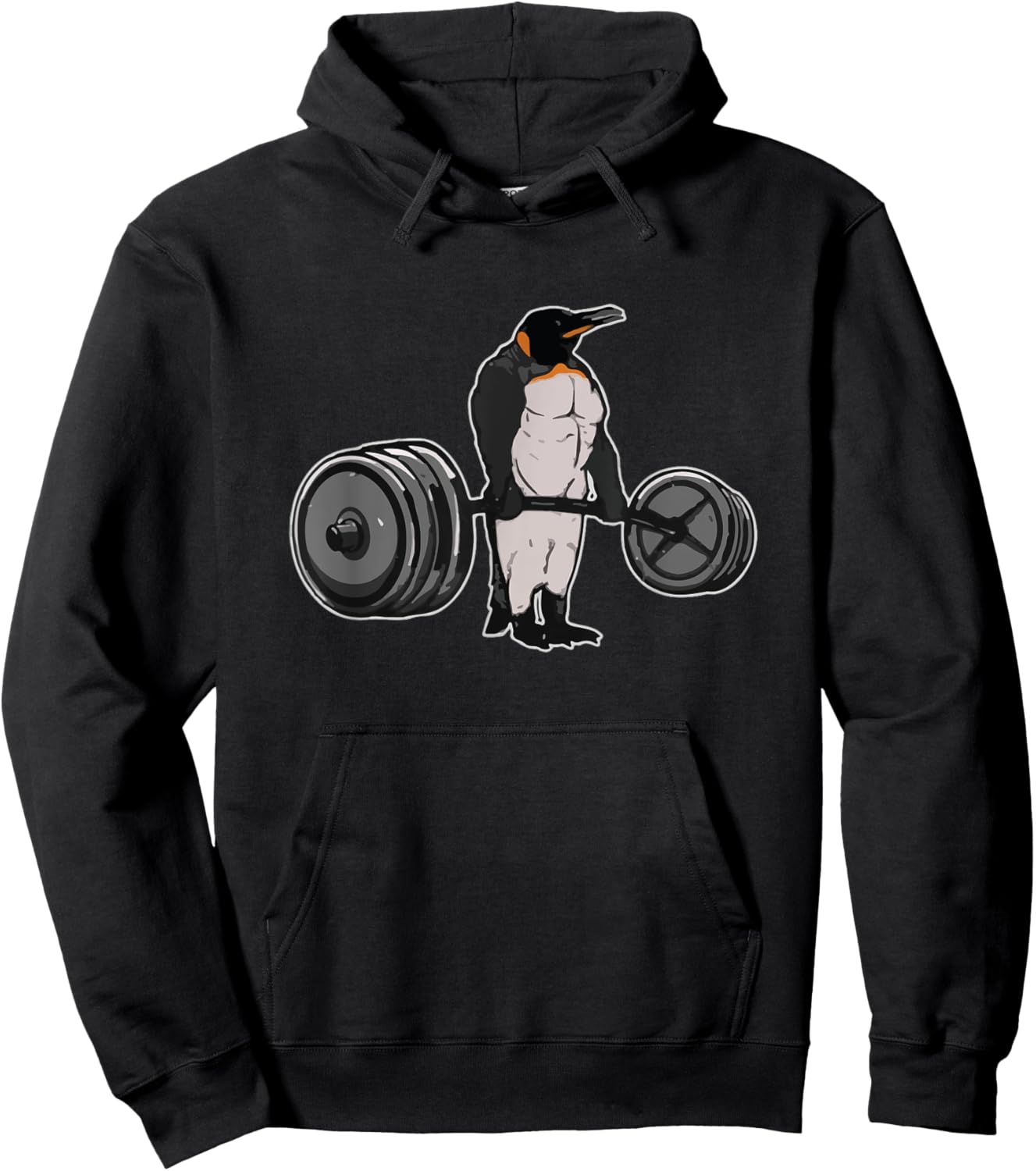 Penguin Deadlift Gym Weightlifting Powerlifting Hoodie - Hoodie | Black