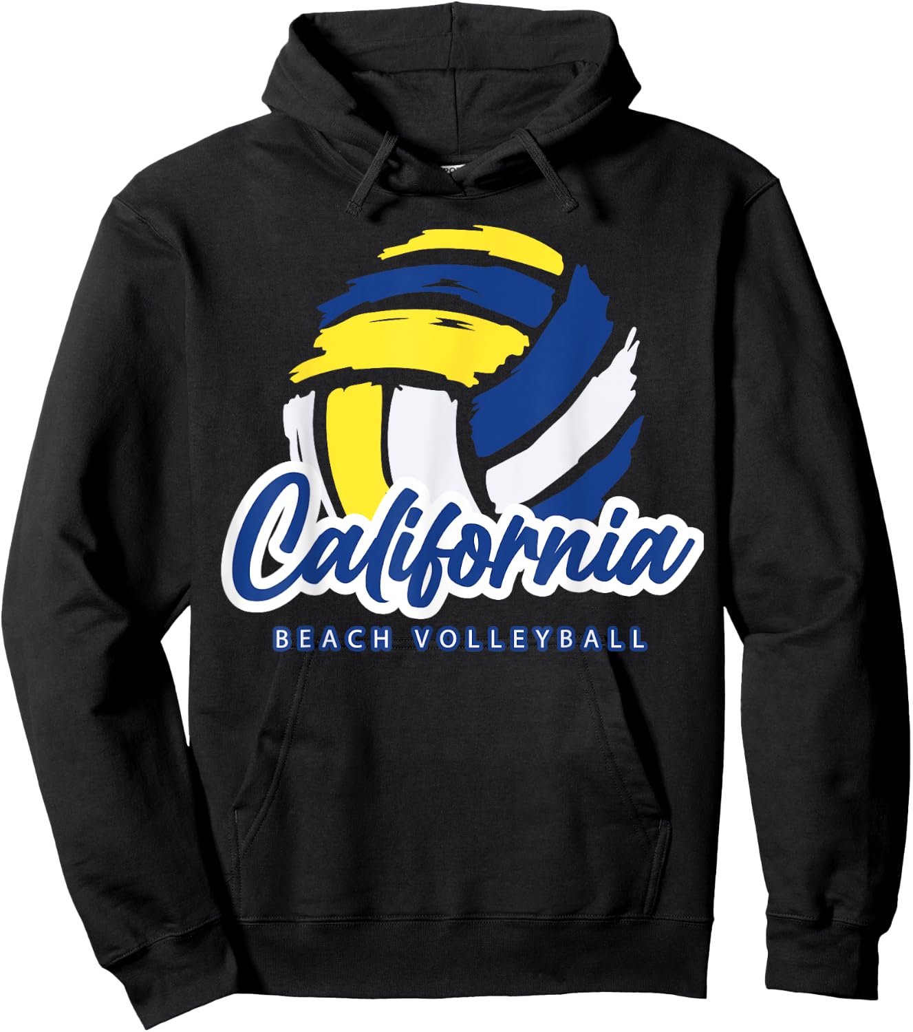 Beach Volleyball California Hoodie - Hoodie | Black