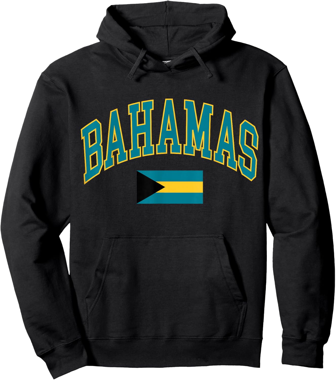 Bahamas Flag Hoodie - Hoodie | Black