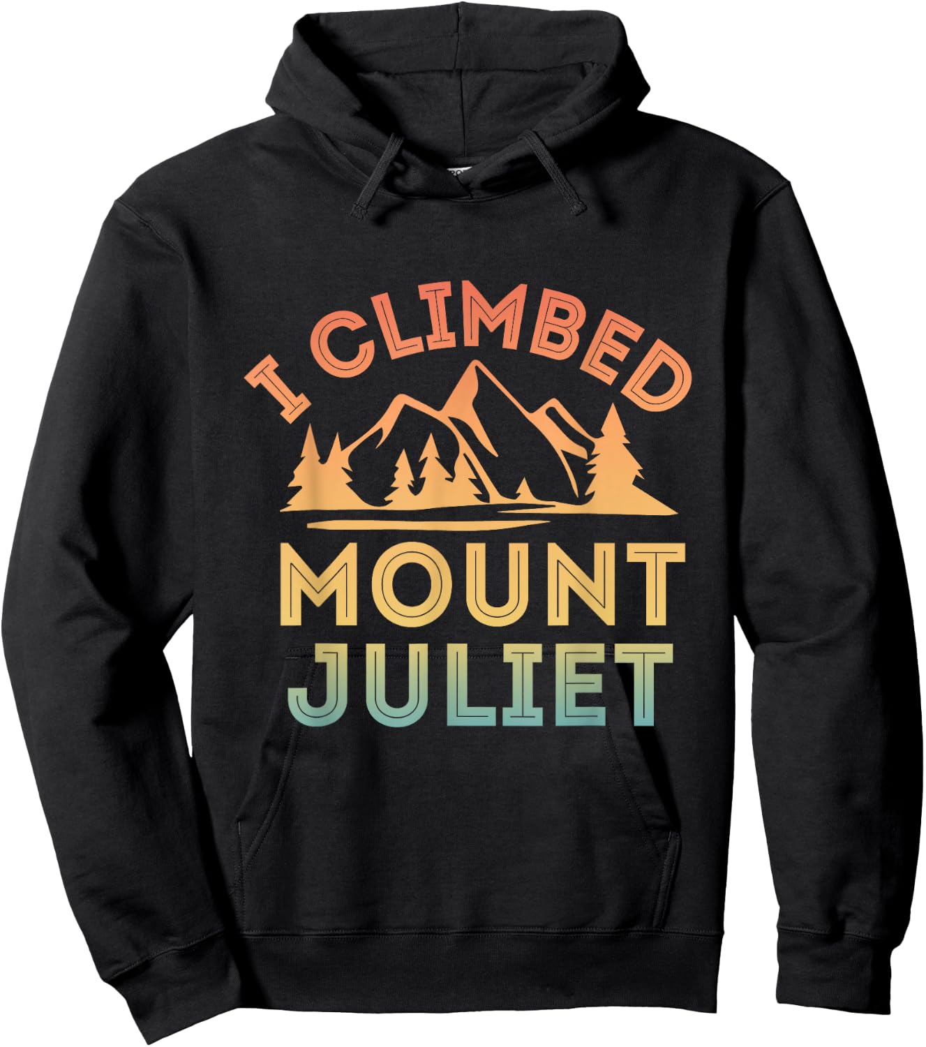 Ich habe den Mount Juliet - Klettern Hoodie - Hoodie | Black