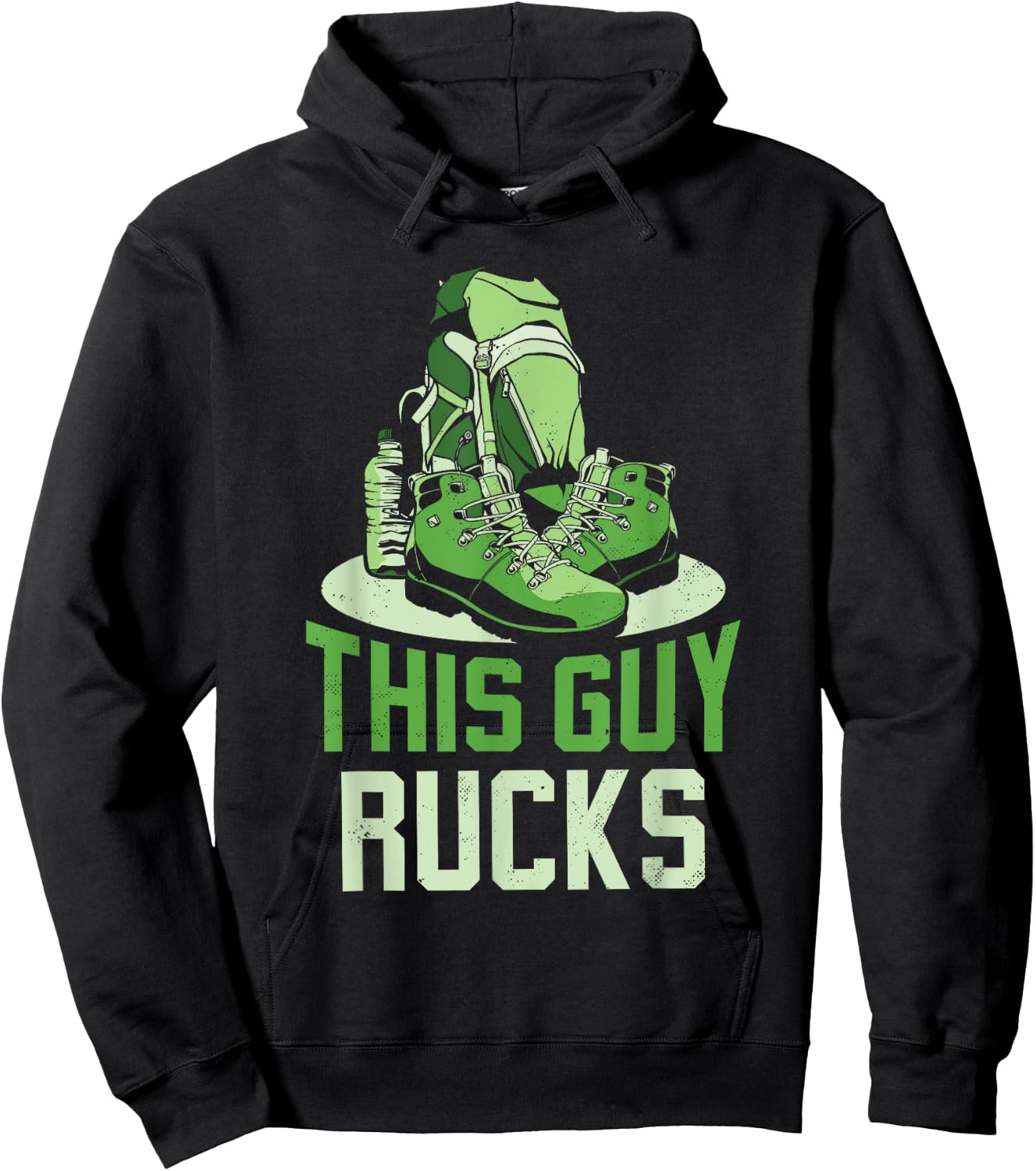 This Guy Rucks Workout Rucksack Backpack Ruck Rucking Hoodie - Hoodie | Black