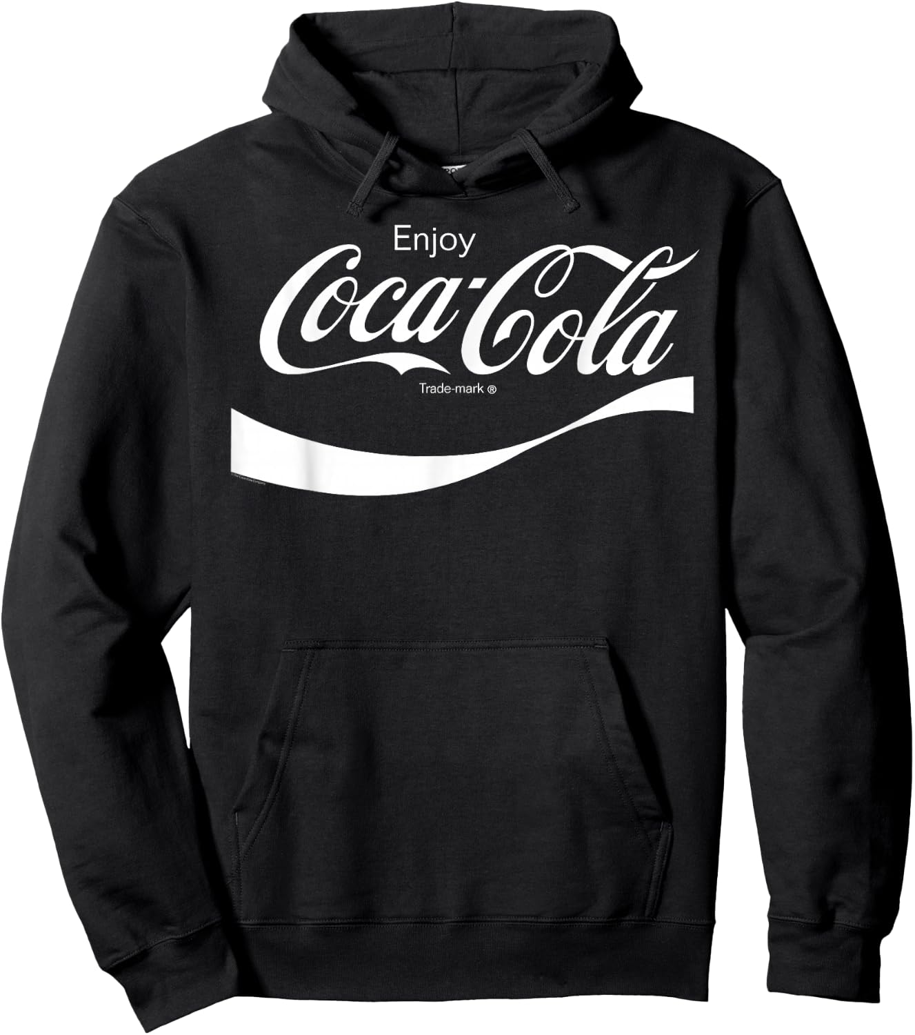 Coca Cola - Coca Cola Swoosh Logo Hoodie - Hoodie | Black
