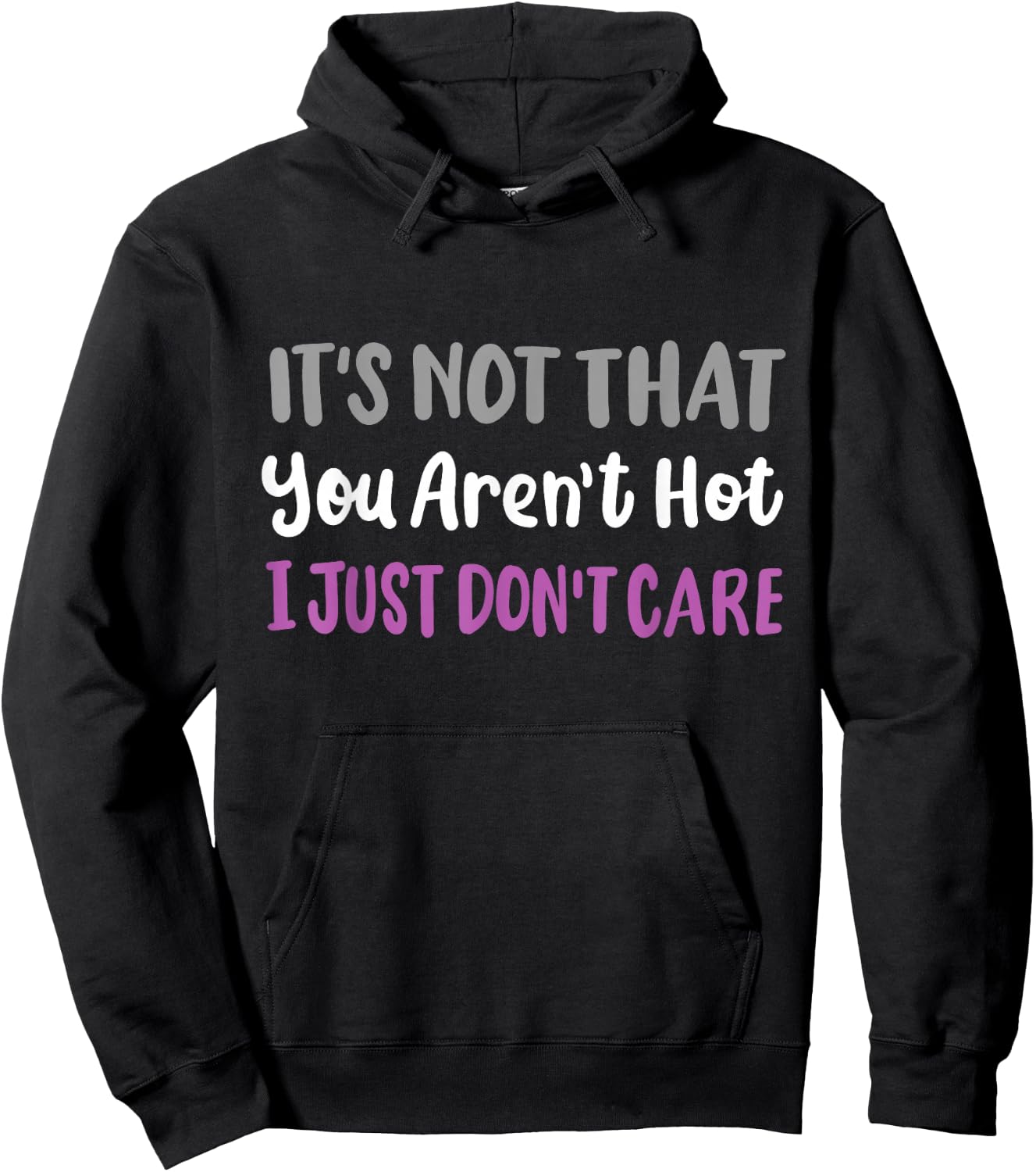 Asexual Pride Flag Ace Pride Asexuality Aromantic Funny Hoodie - Hoodie | Black