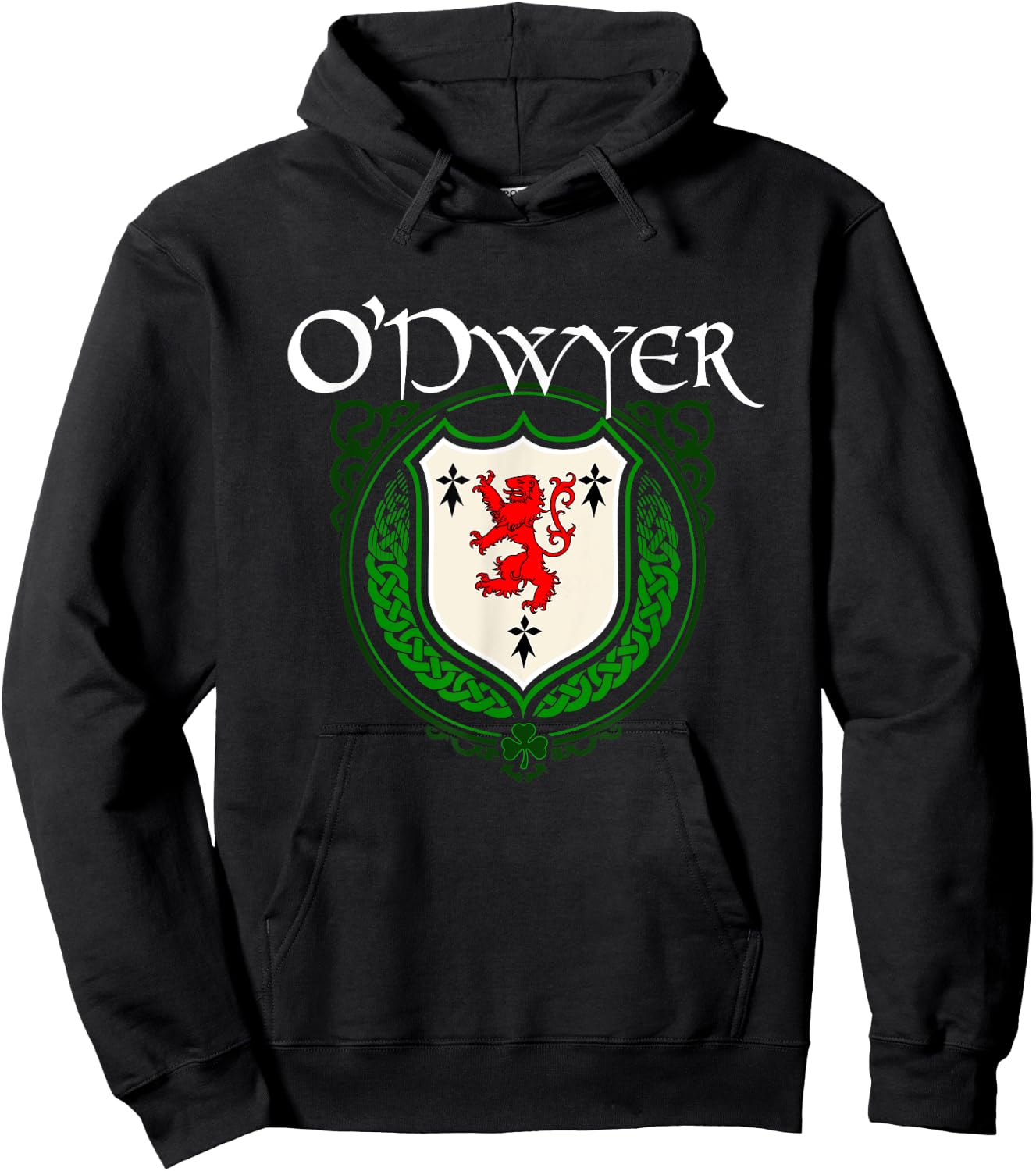 O'Dwyer Surname Irish Clan Tartan Badge Ireland Hoodie - Hoodie | Black