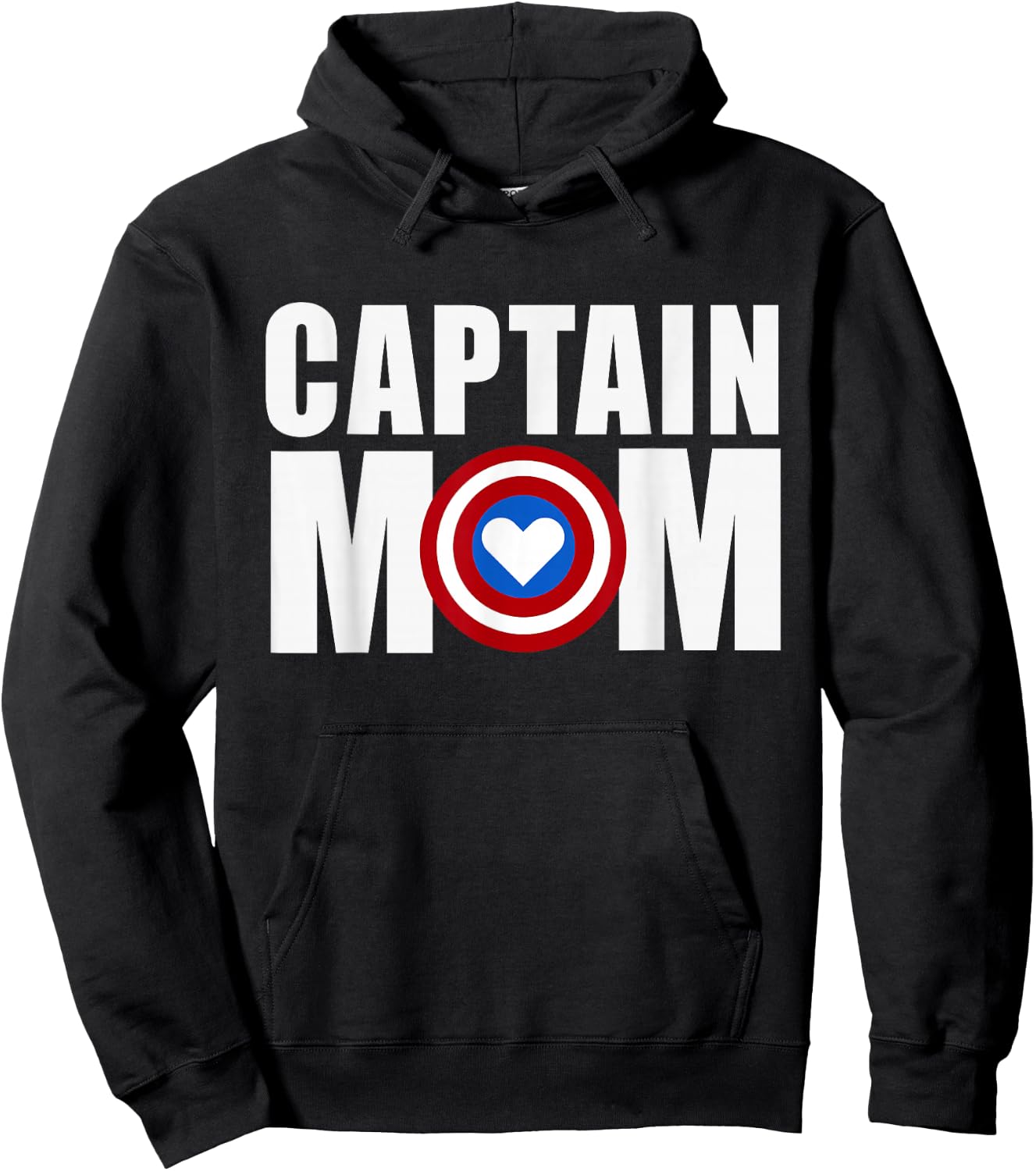 Funny Captain Mom Superhero Mother's Day 2022 Small Hoodie - Hoodie | Black