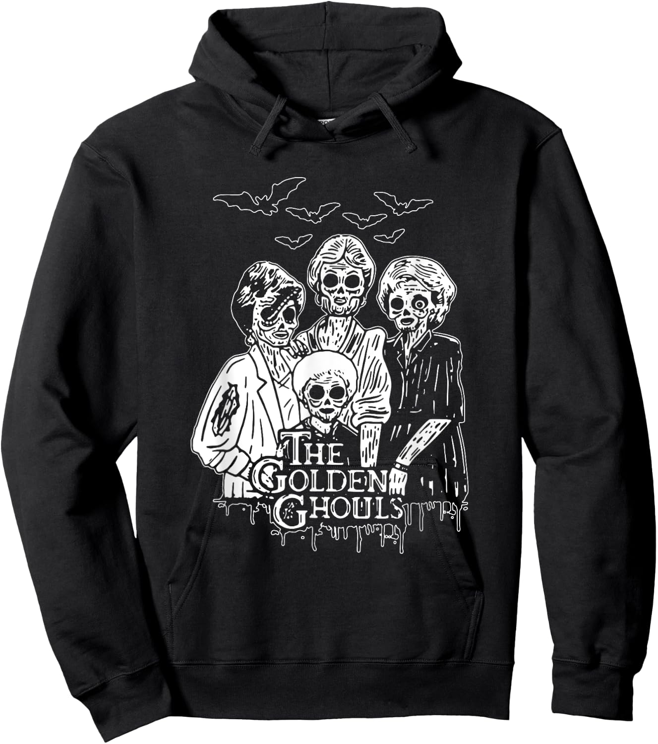 Funny Women The Golden Ghouls Funny Halloween Costumes Hoodie - Hoodie | Black