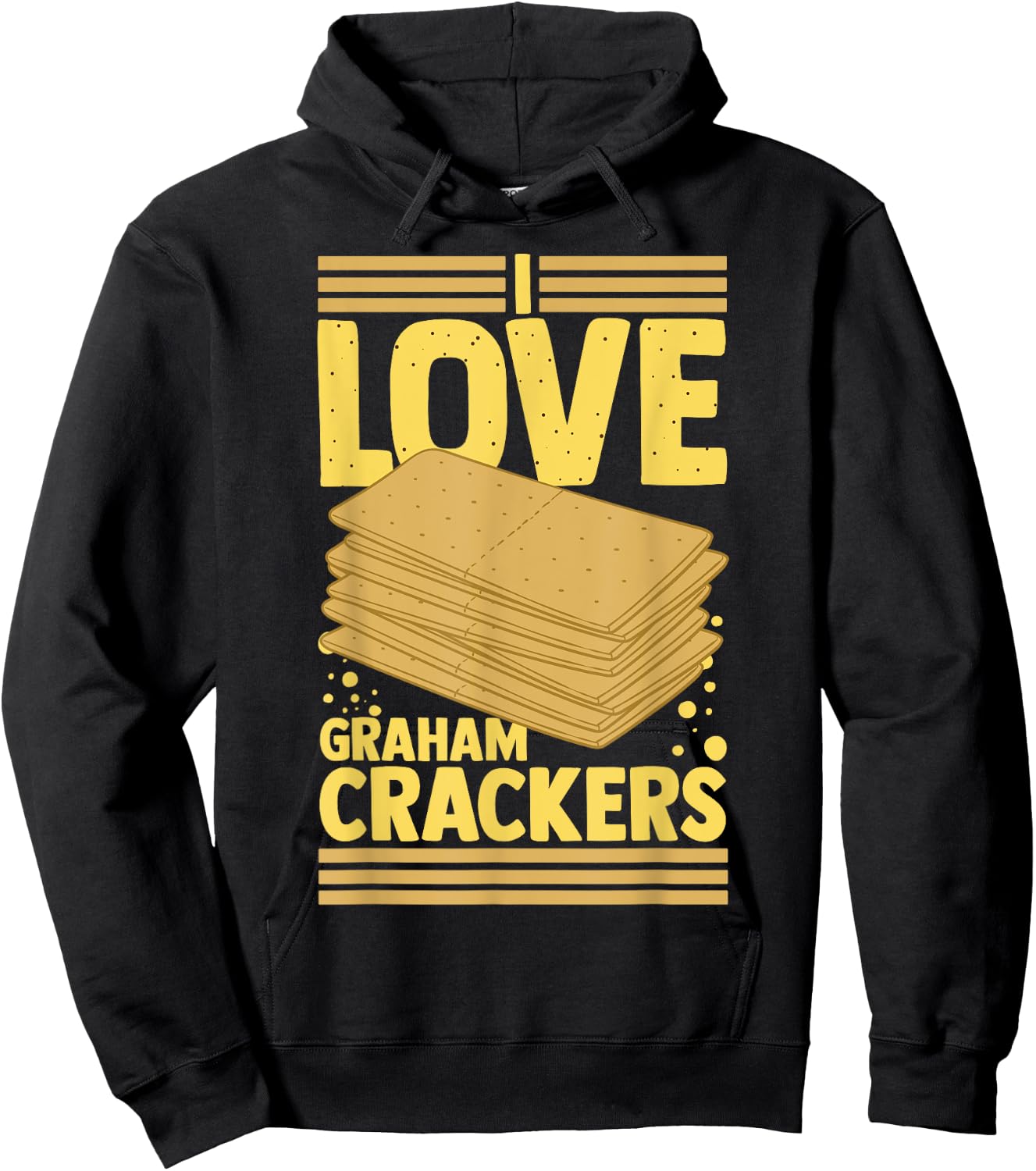 Graham Cracker Smore Crust Recipe Pie Hoodie - Hoodie | Black