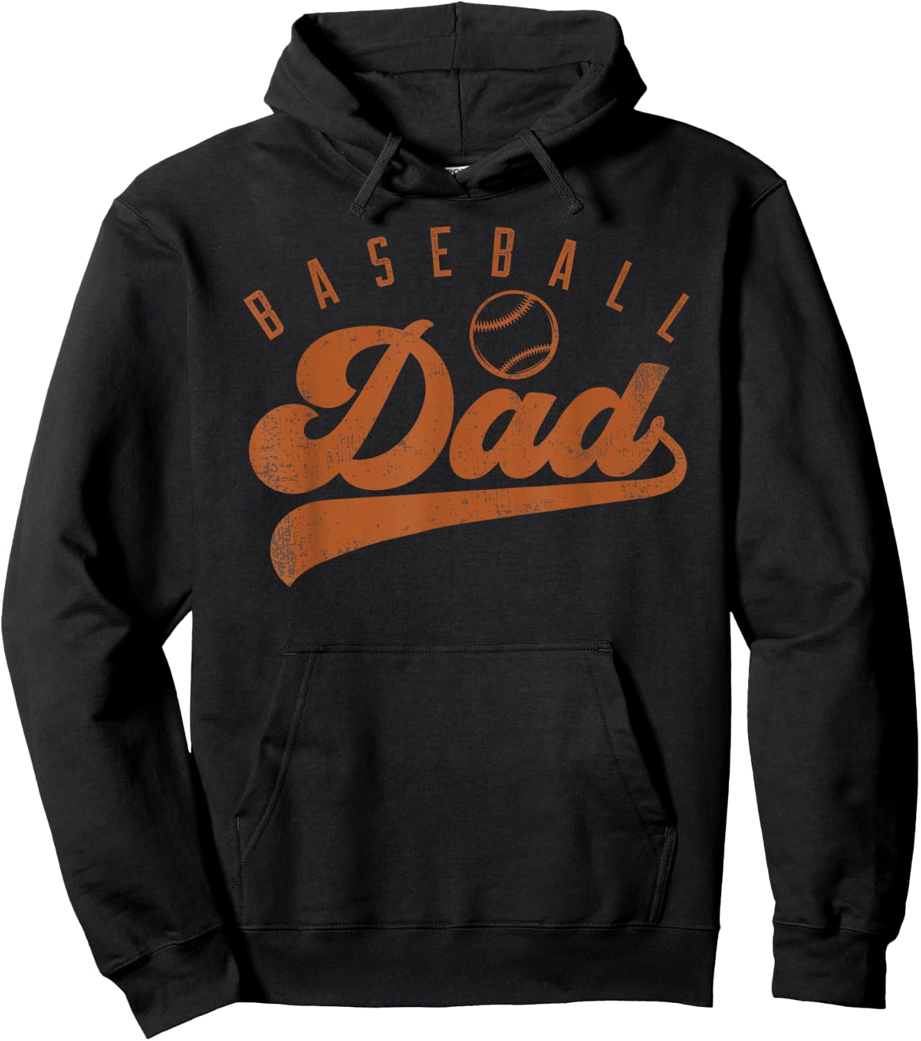 Baseball Dad Hoodie - Hoodie | Black