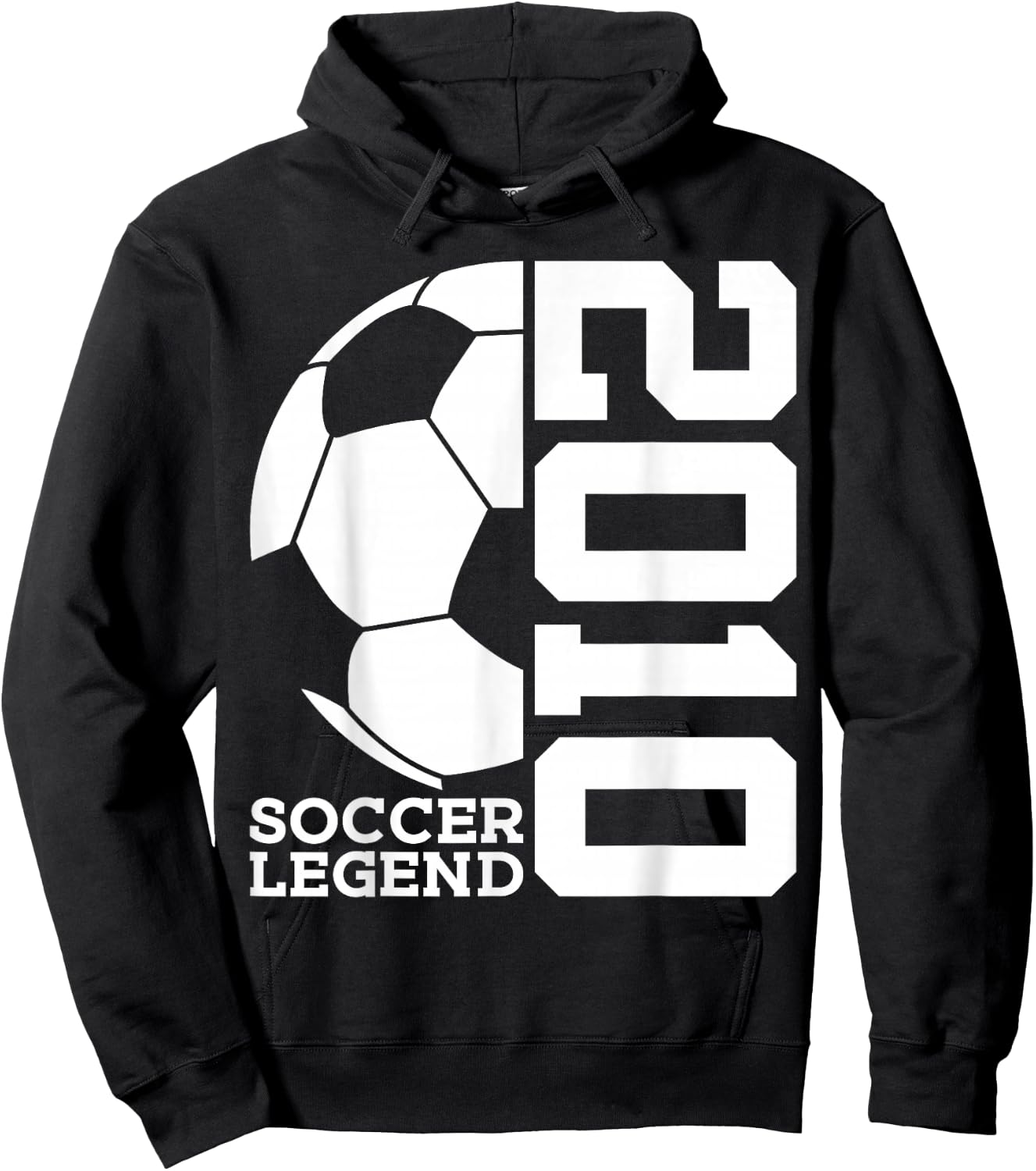 Soccer Legend 2010 16th Birthday Soccer Hoodie - Hoodie | Black