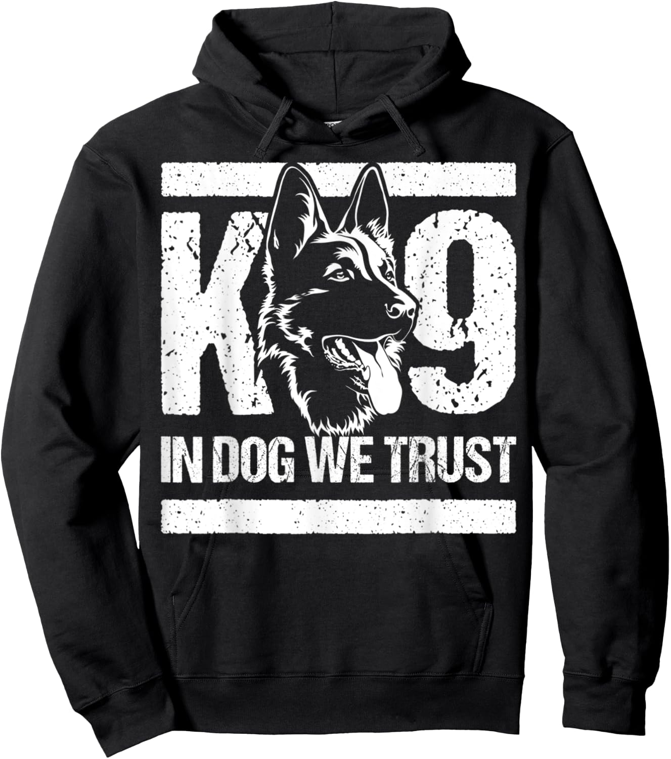 K9 Dog Unit Police Officer - K-9 In Dogs We Trust Men Women Kids Hoodie - Hoodie | Black