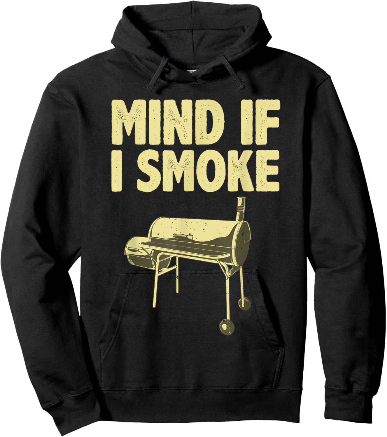 Smoking Dad Grilling Meat BBQ Smoker Food Griller Hoodie - Hoodie | Black