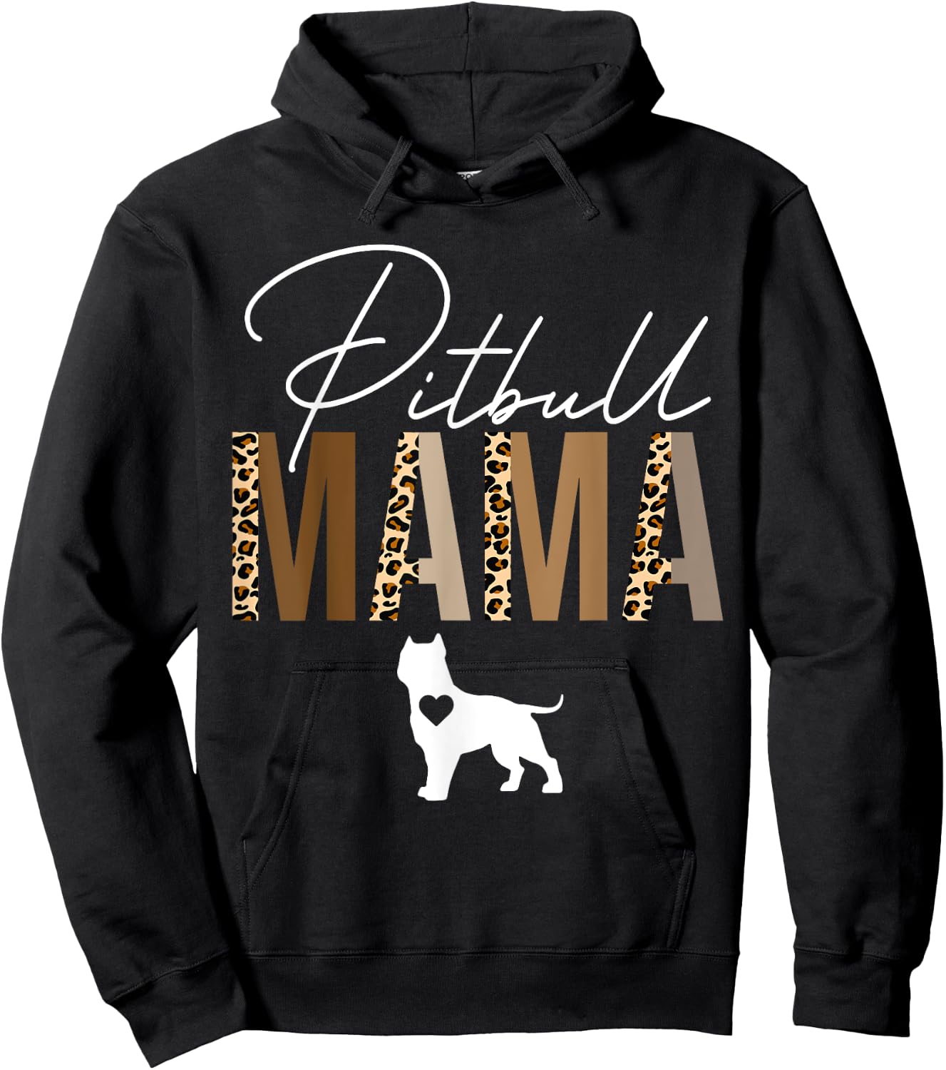 Pitbull mom shirts pitbull mama dog mom pet Hoodie - Hoodie | Black