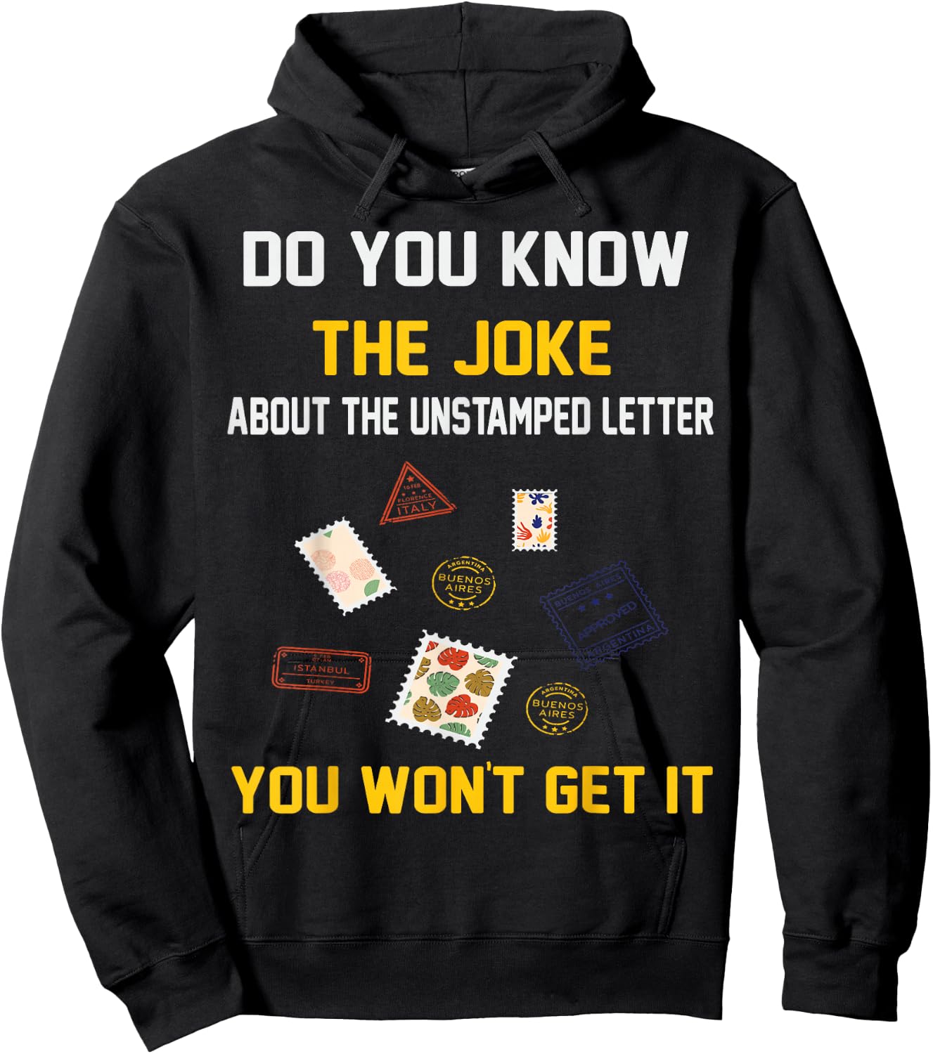 Funny Postal Worker Mail Man Delivery Service Post Office Hoodie - Hoodie | Black