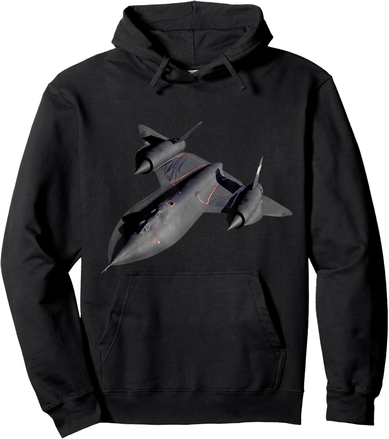 SR-71 Blackbird Airplane Hoodie - Hoodie | Black