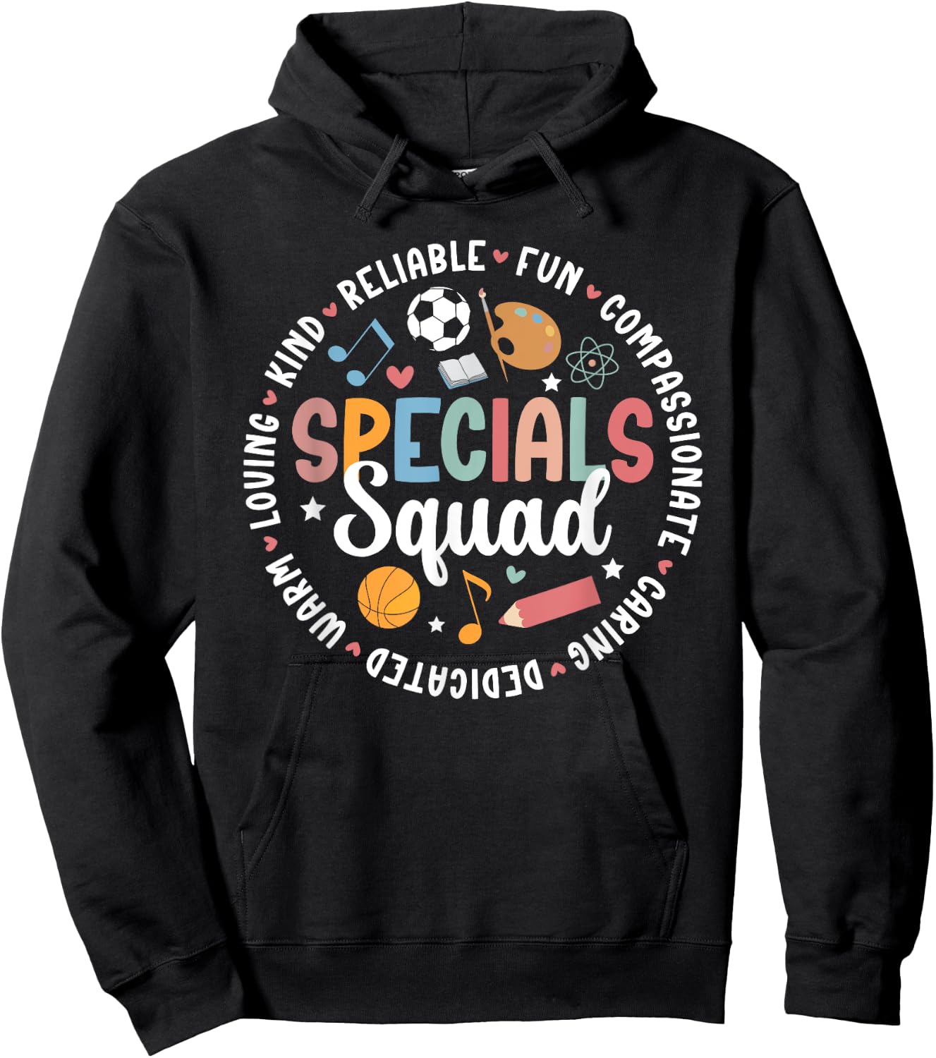 Specials Squad Appreciation Specials Team Specials Teacher Hoodie - Hoodie | Black