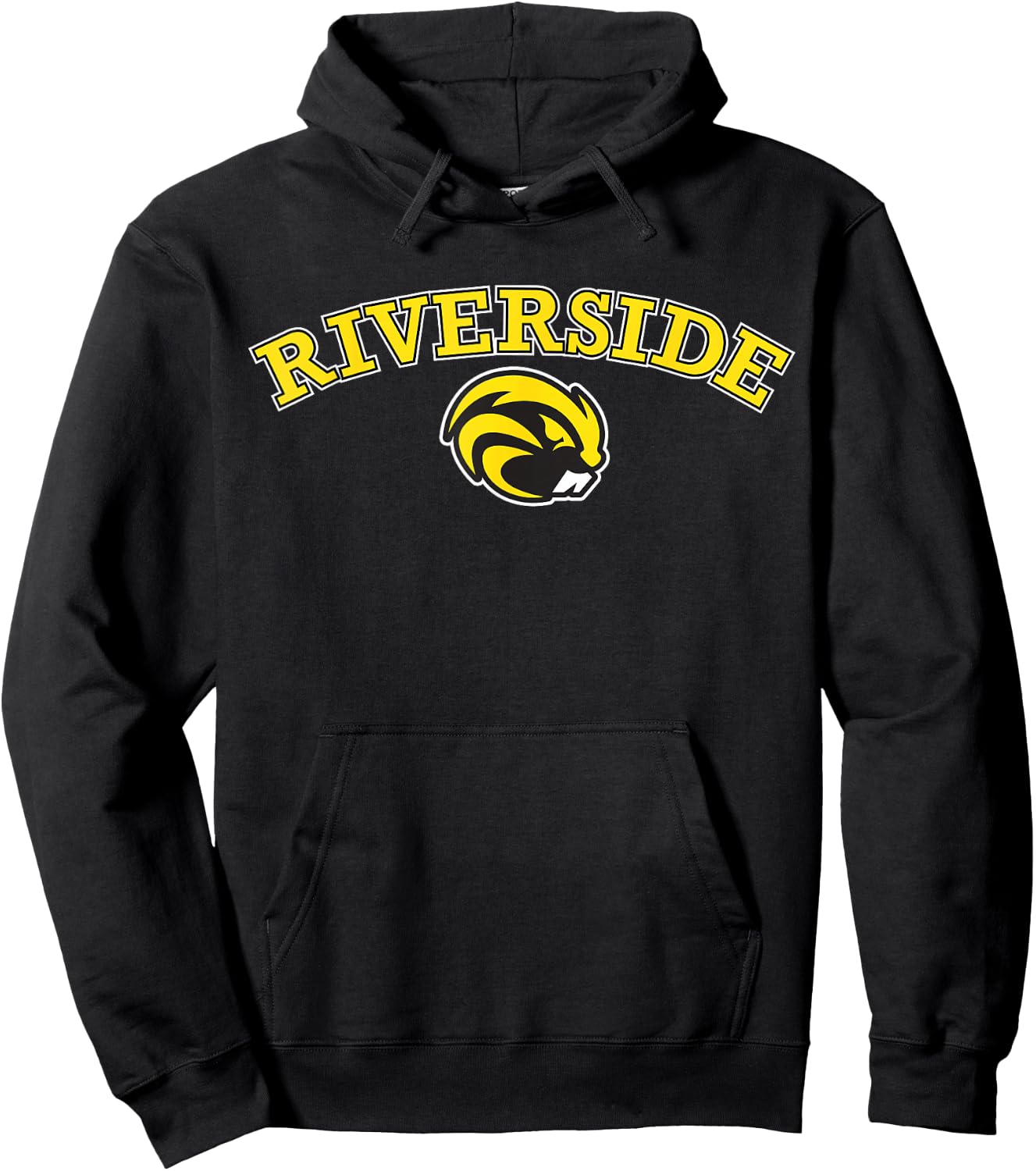 Riverside With Beaver Hoodie - Hoodie | Black
