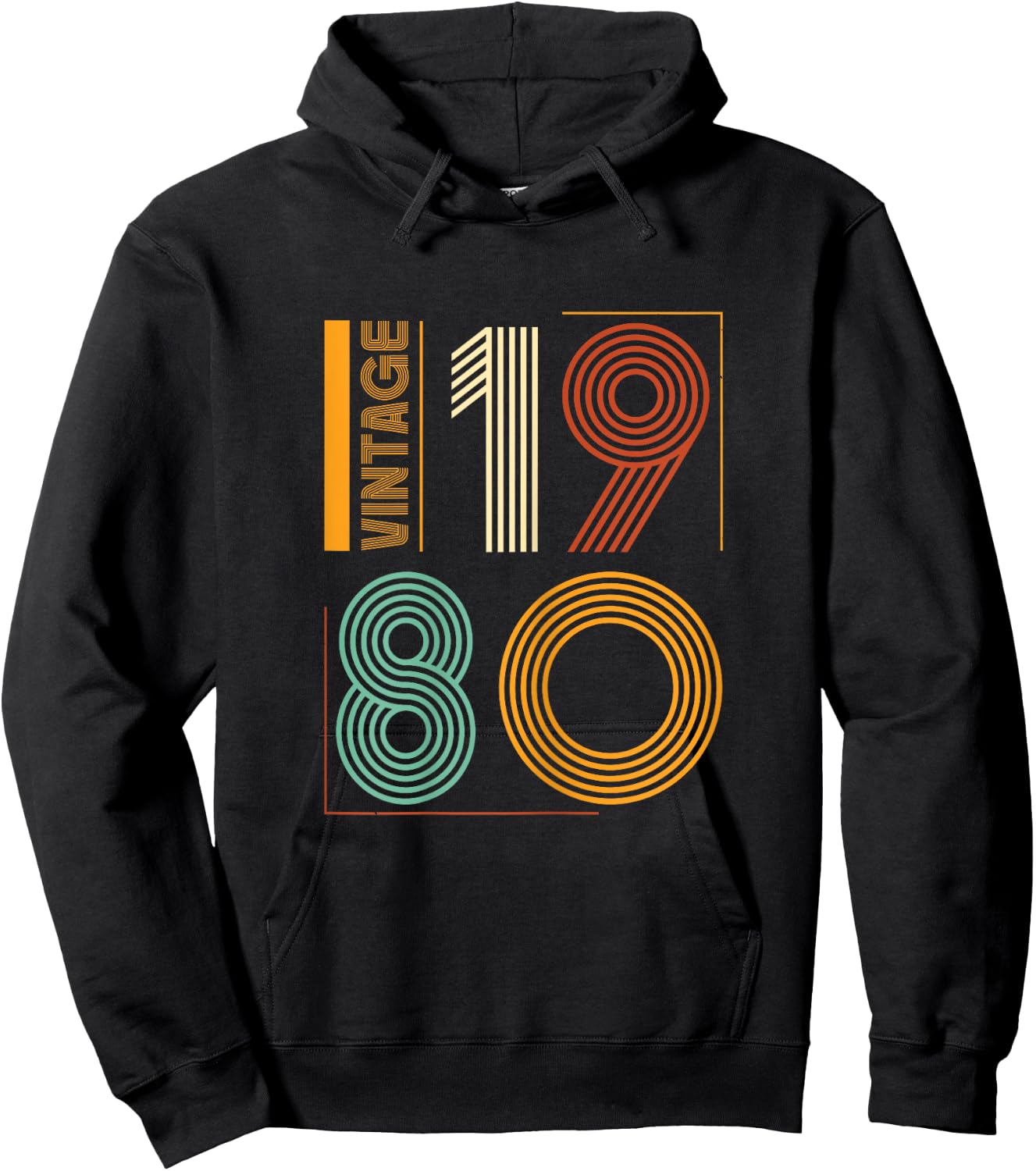 Vintage 1980 Women Limited Edition BDay 1980 Birthday Hoodie - Hoodie | Black