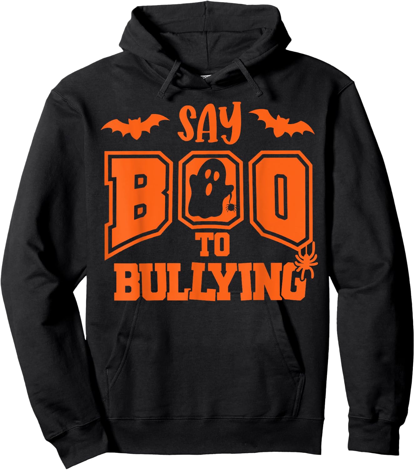 Say Boo To Bullying Funny Unity Day Stop Bullying Hoodie - Hoodie | Black