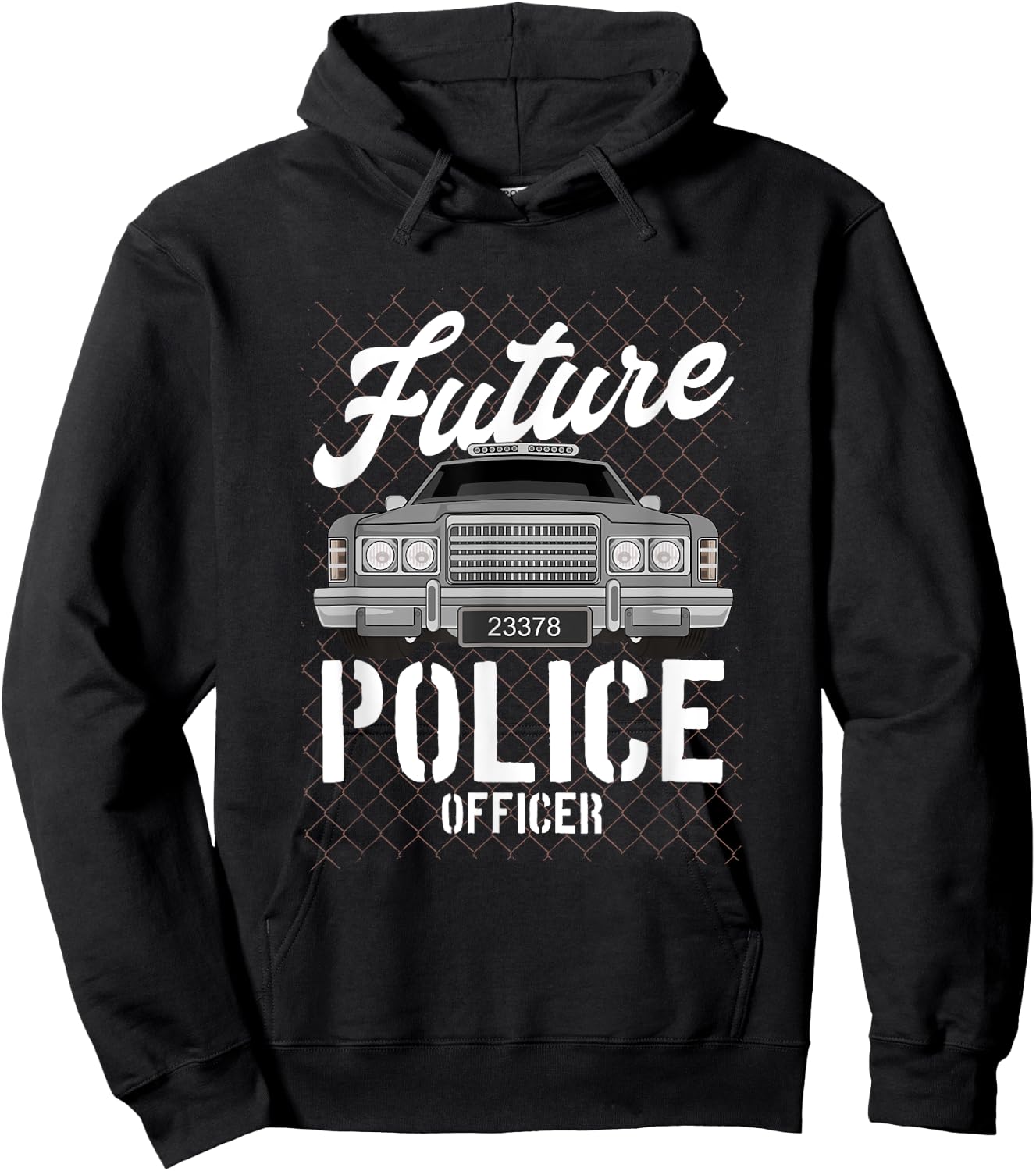 Future Police Officer | Policeman | Son Children Kids Hoodie - Hoodie | Black