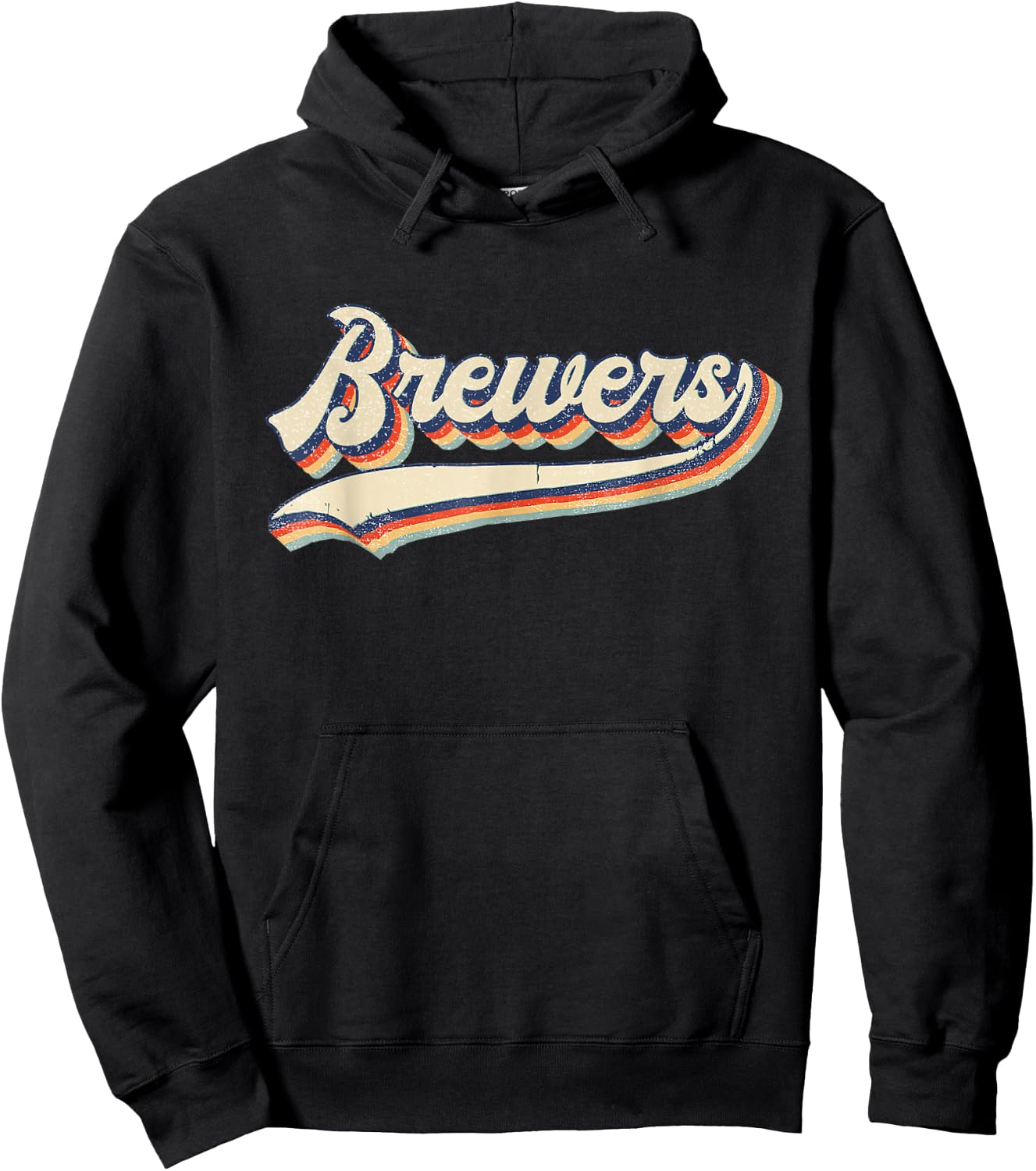 Brewers Name Retro Vintage Gift Women Boy Girl Hoodie - Hoodie | Black