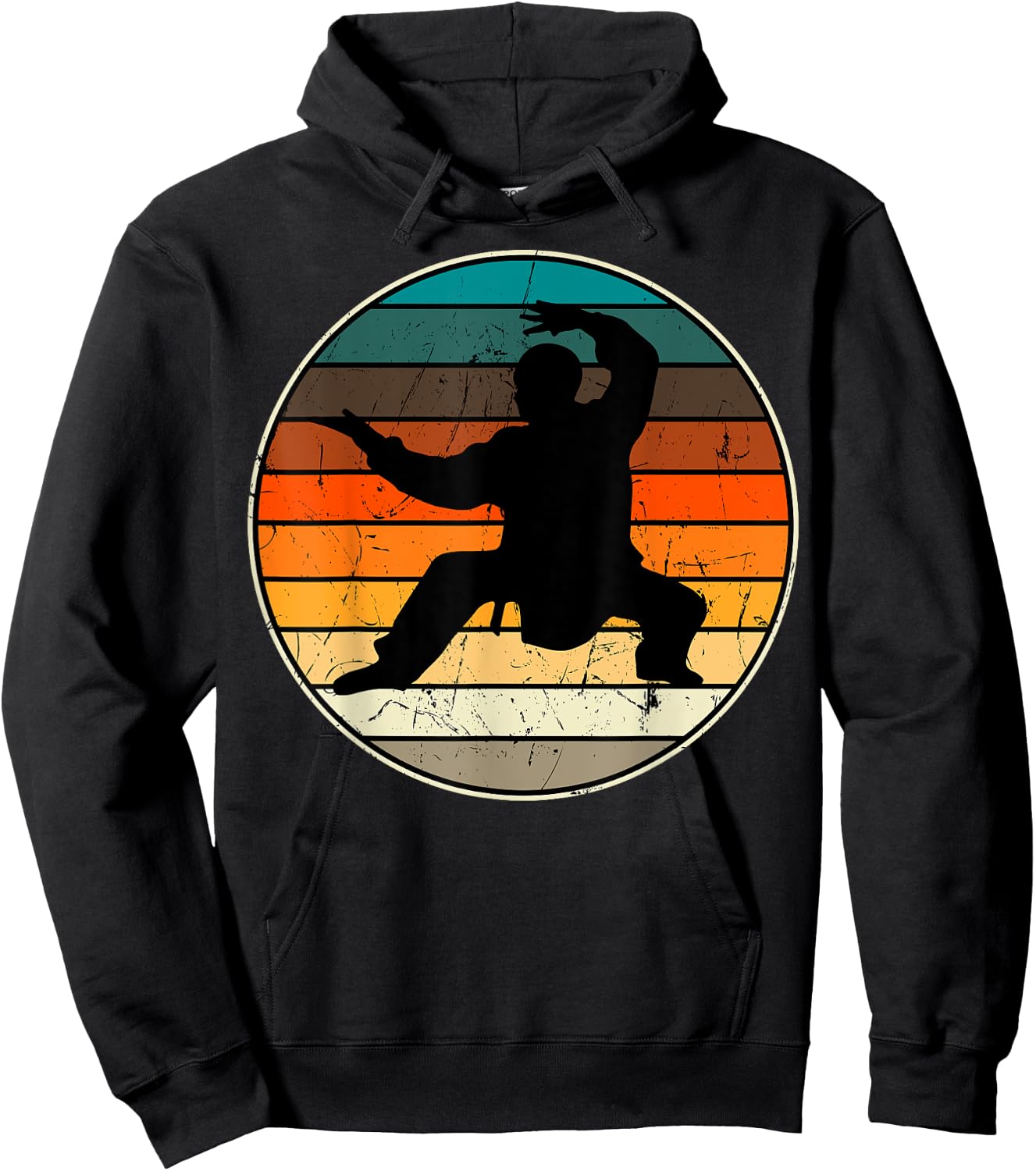 Kung Fu Martial Art Shaolin Monk Hoodie - Hoodie | Black
