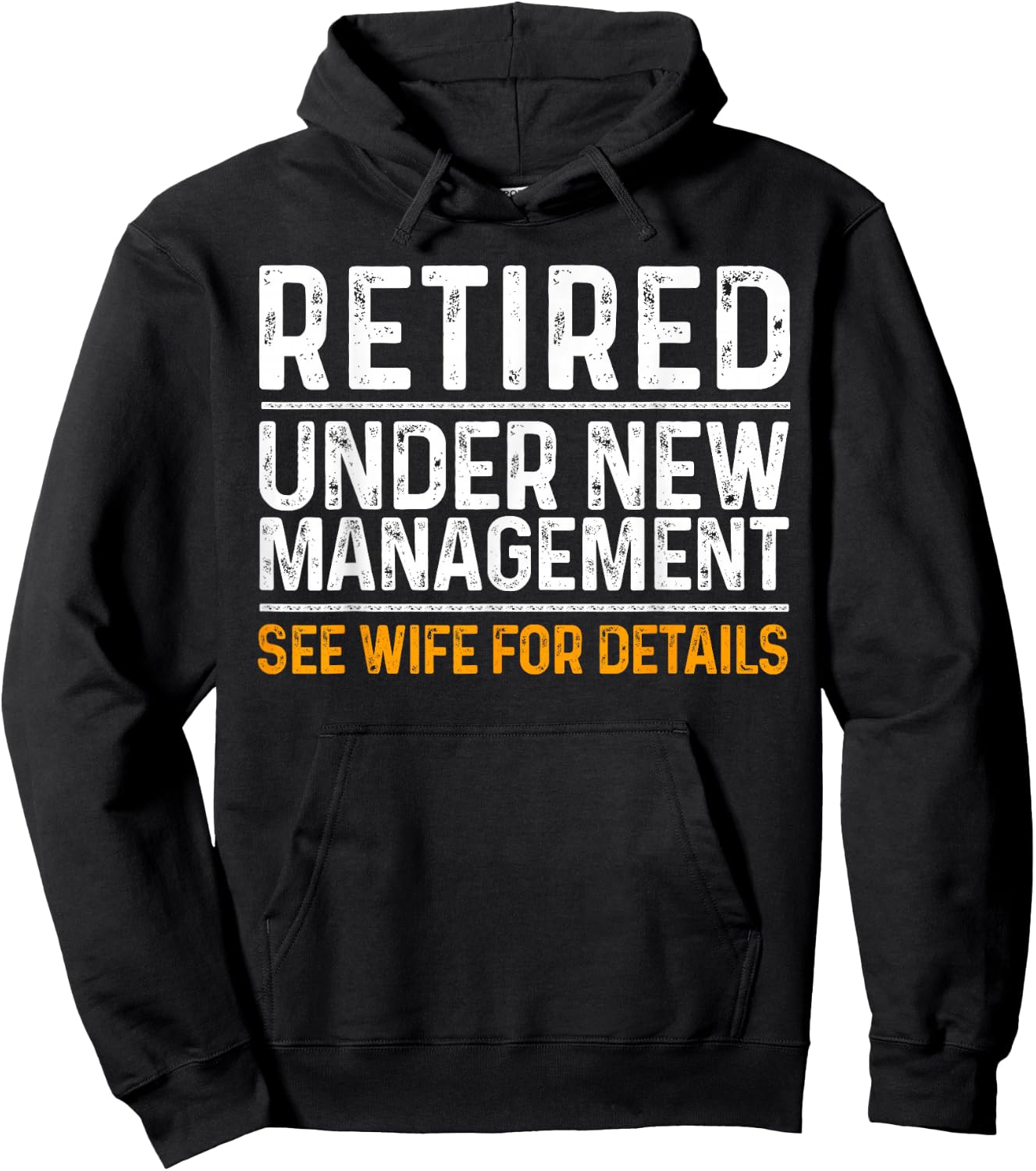 Funny Retirement Party Men's - Dad Humor, Classic Fit, Short Sleeve - Black Hoodie - Hoodie | Black