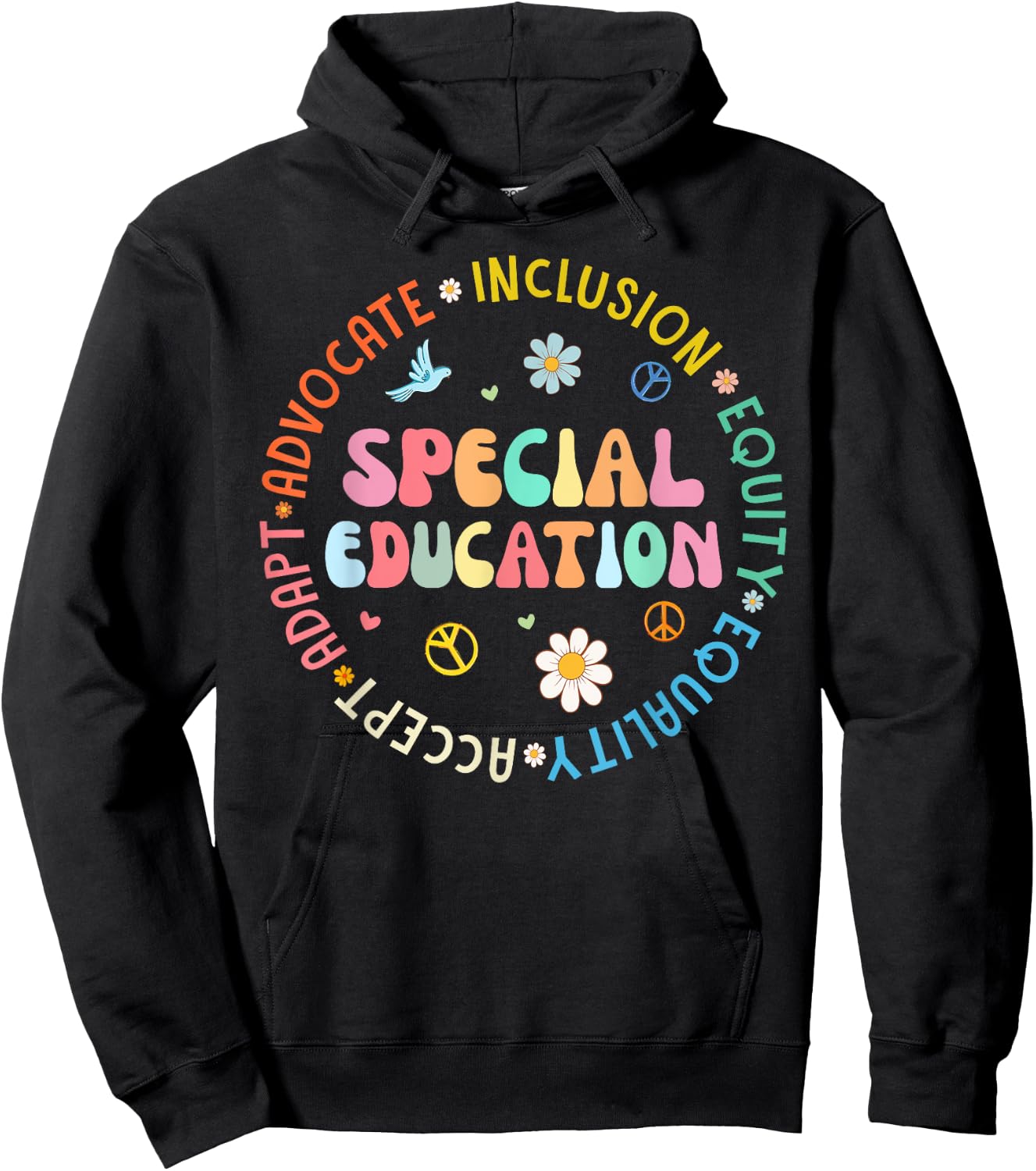 Special Education Back To School Teacher Hoodie - Hoodie | Black