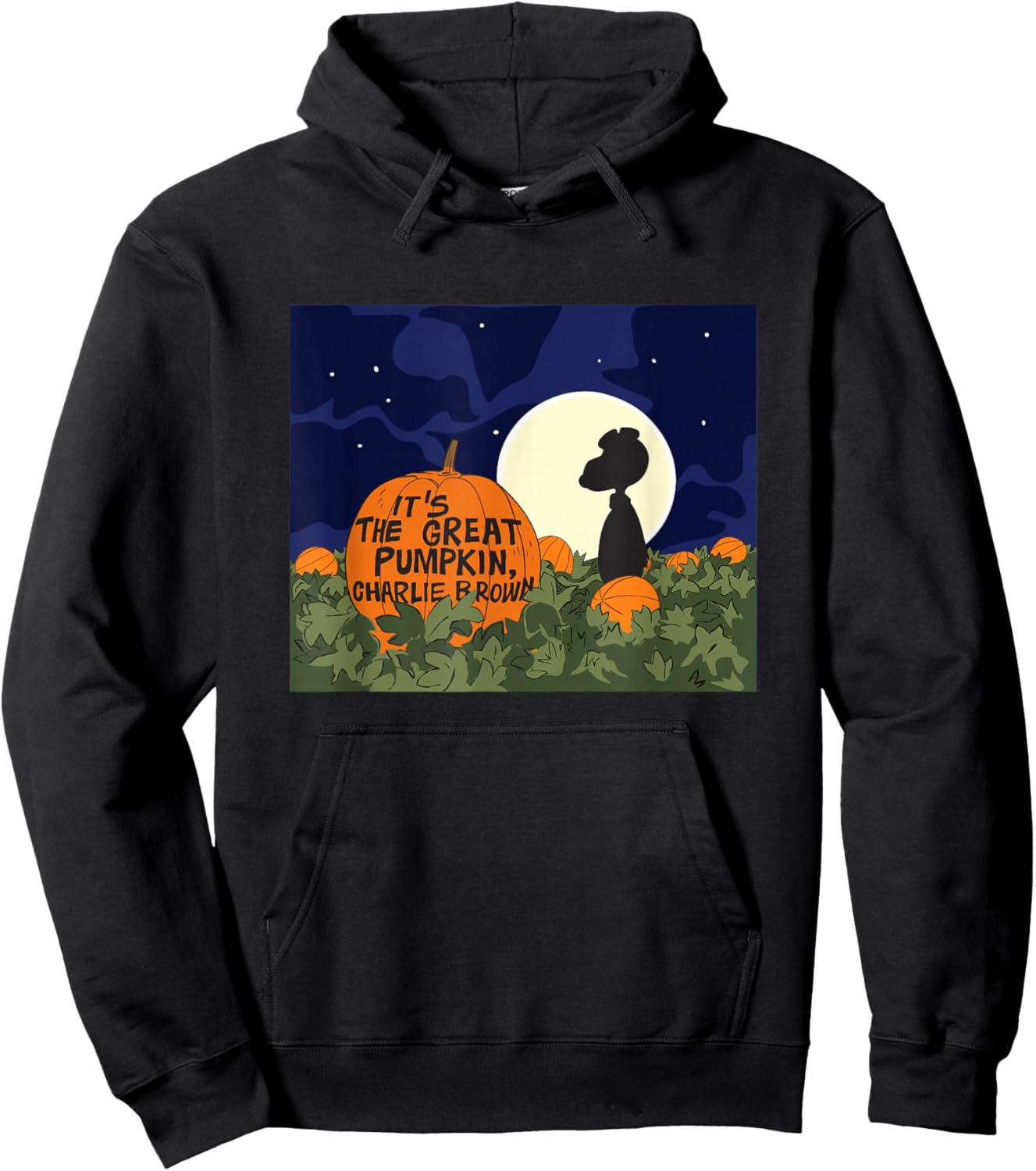 Peanuts Snoopy Its The Great Pumpkin Hoodie - Hoodie | Black