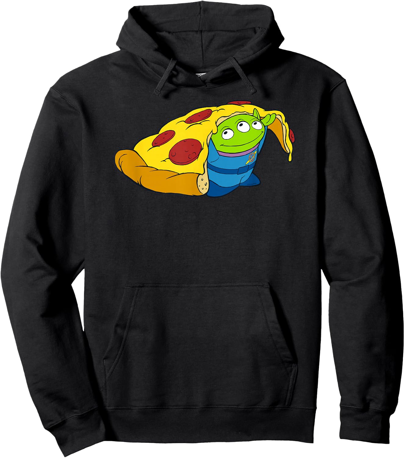 Disney and Pixar's Toy Story Alien Pizza Hoodie - Hoodie | Black