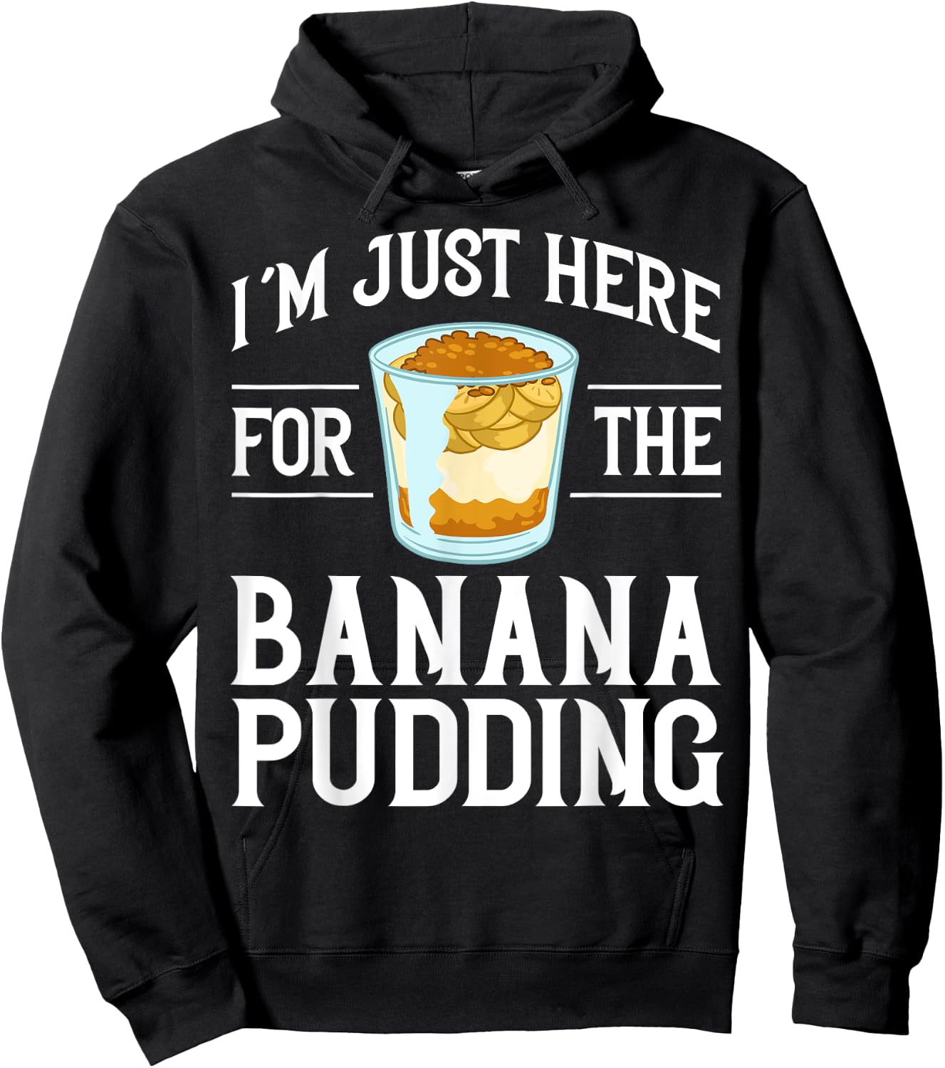 Banana Pudding Recipe Ice Cream Women Girls Kids Hoodie - Hoodie | Black