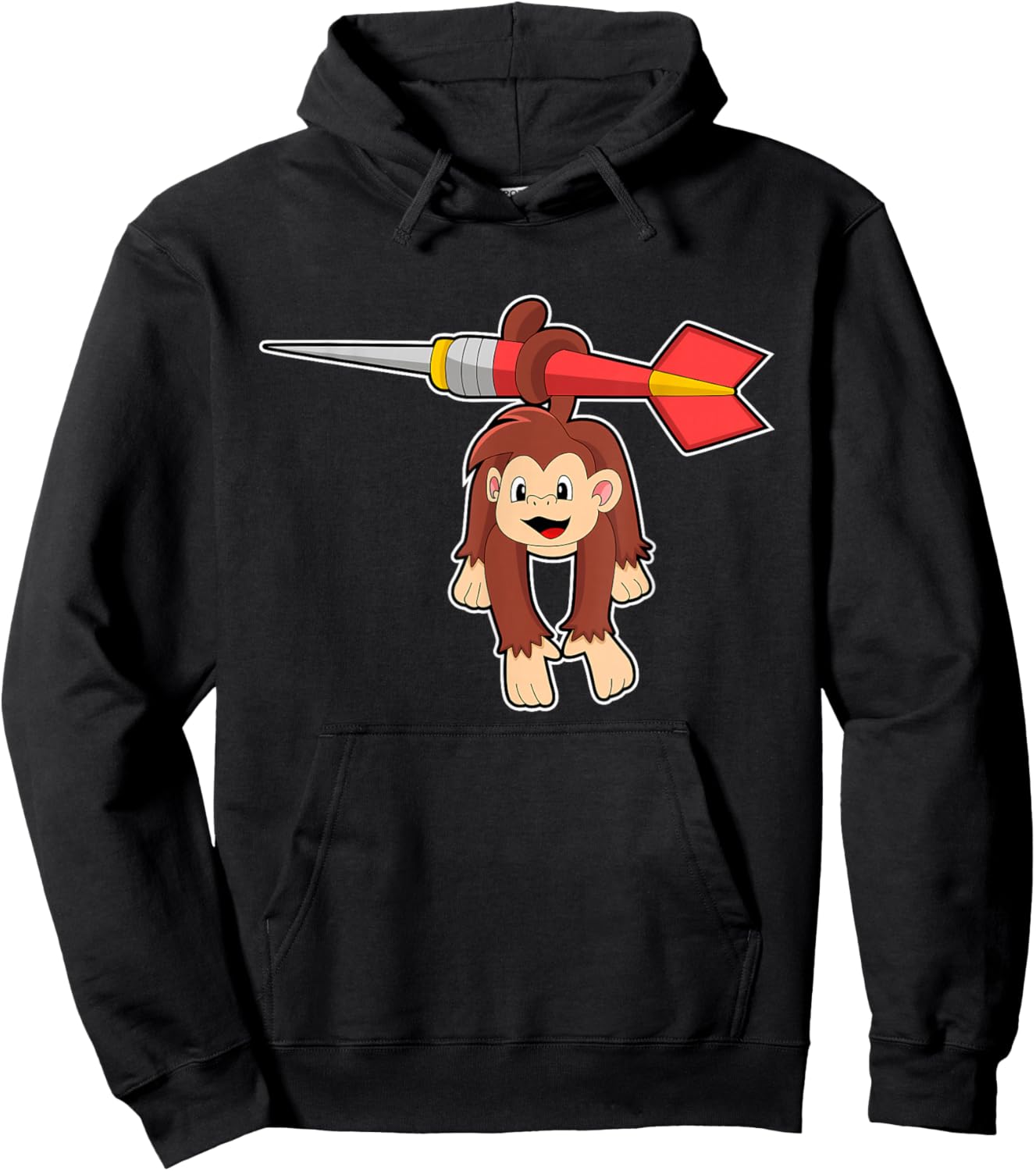 Monkey Darts Dart Sports Hoodie - Hoodie | Black