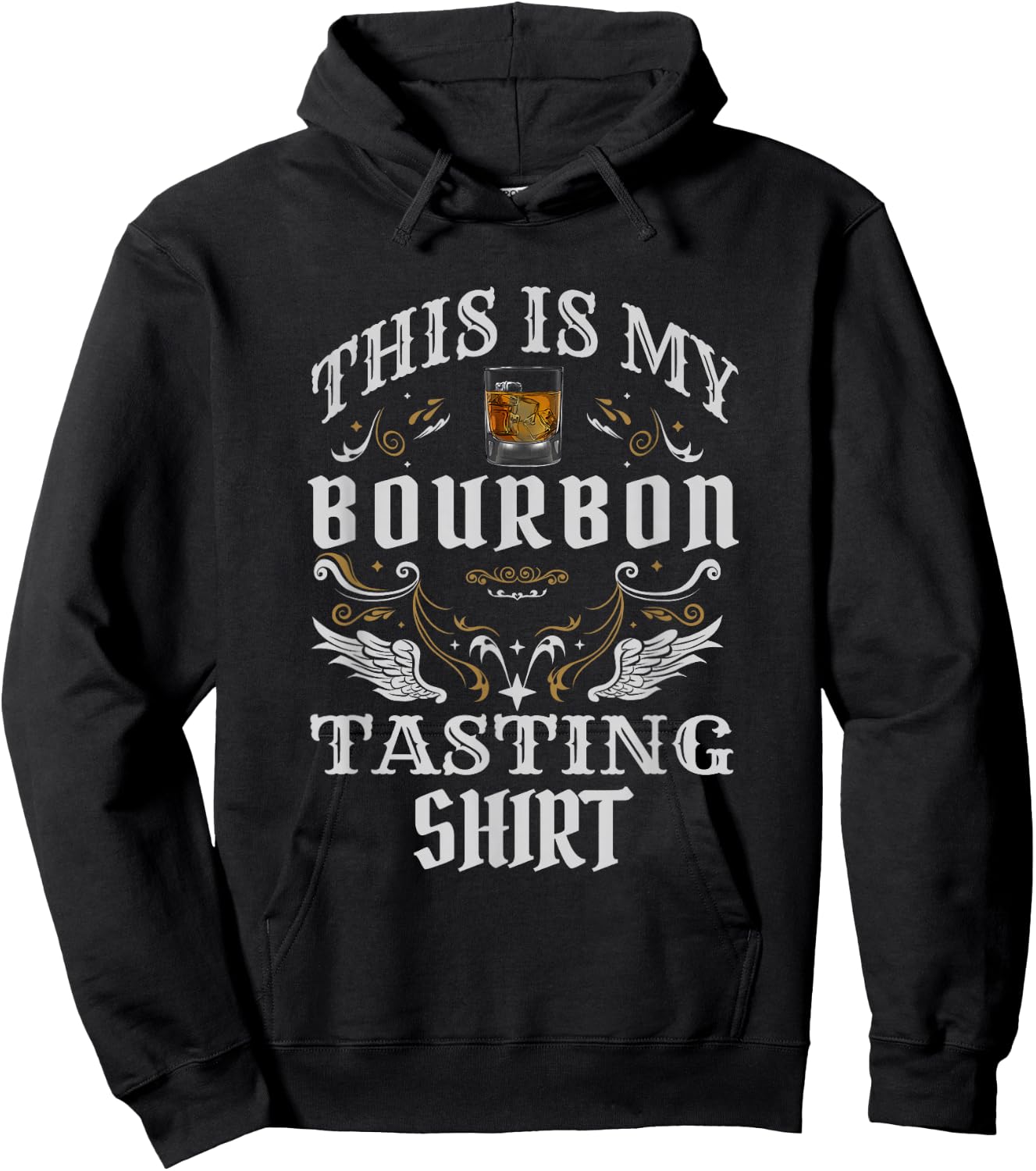 Funny Whiskey This is My Bourbon Tasting Hoodie - Hoodie | Black