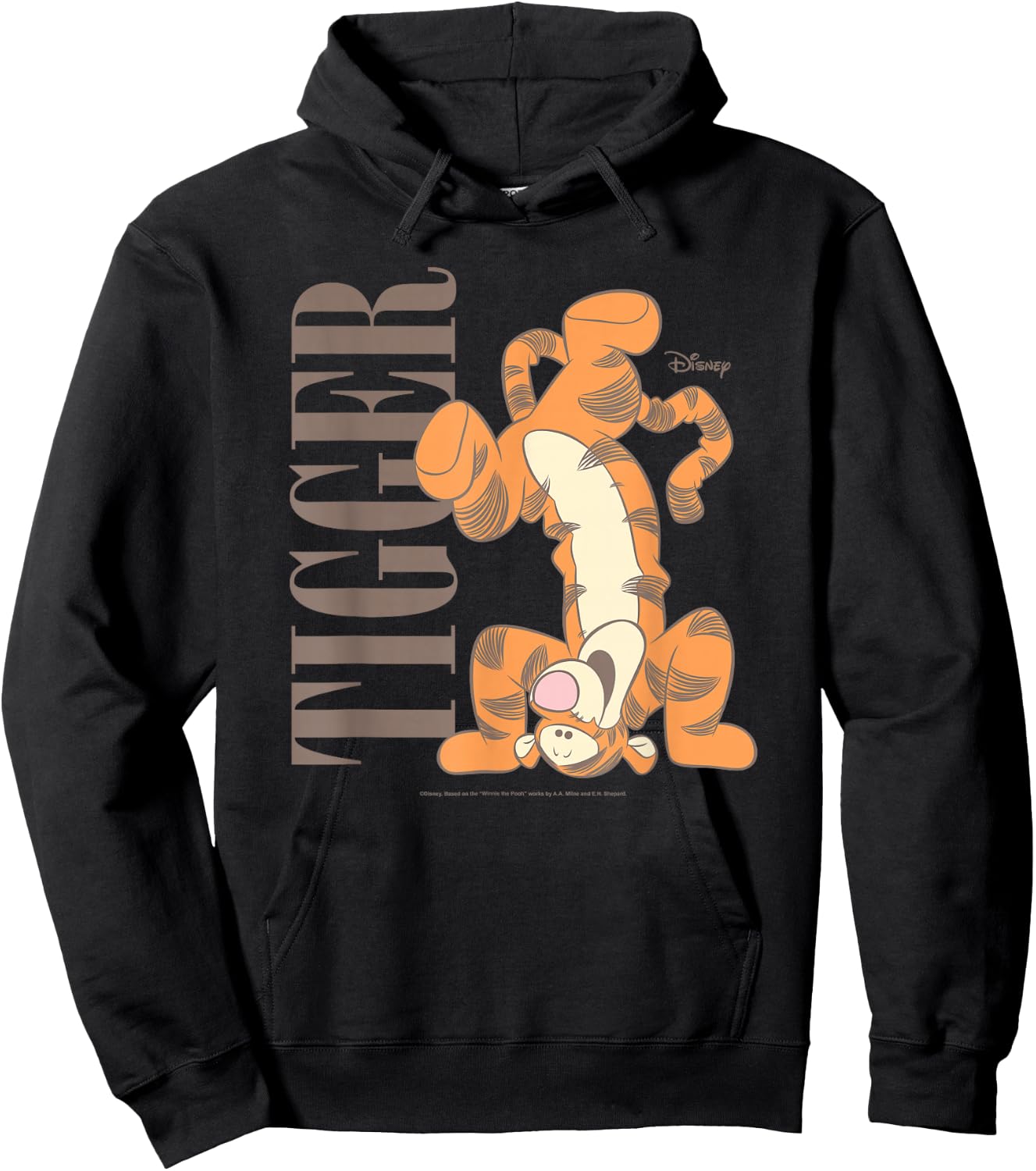 Winnie the Pooh - Muted Tigger Hoodie - Hoodie | Black