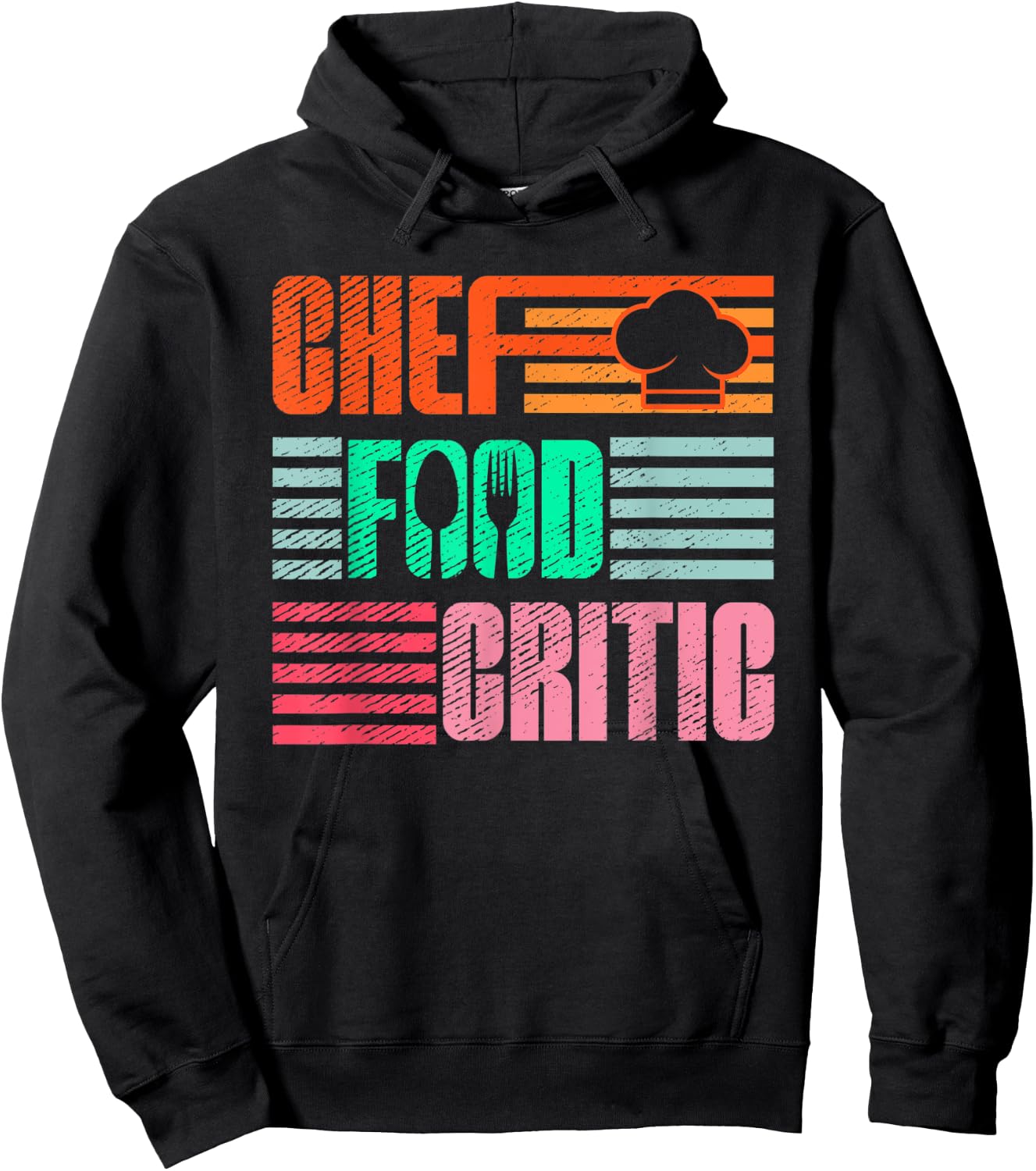 Chef Food Critic | Restaurant Cuisine | Foodie Gourmet Hoodie - Hoodie | Black