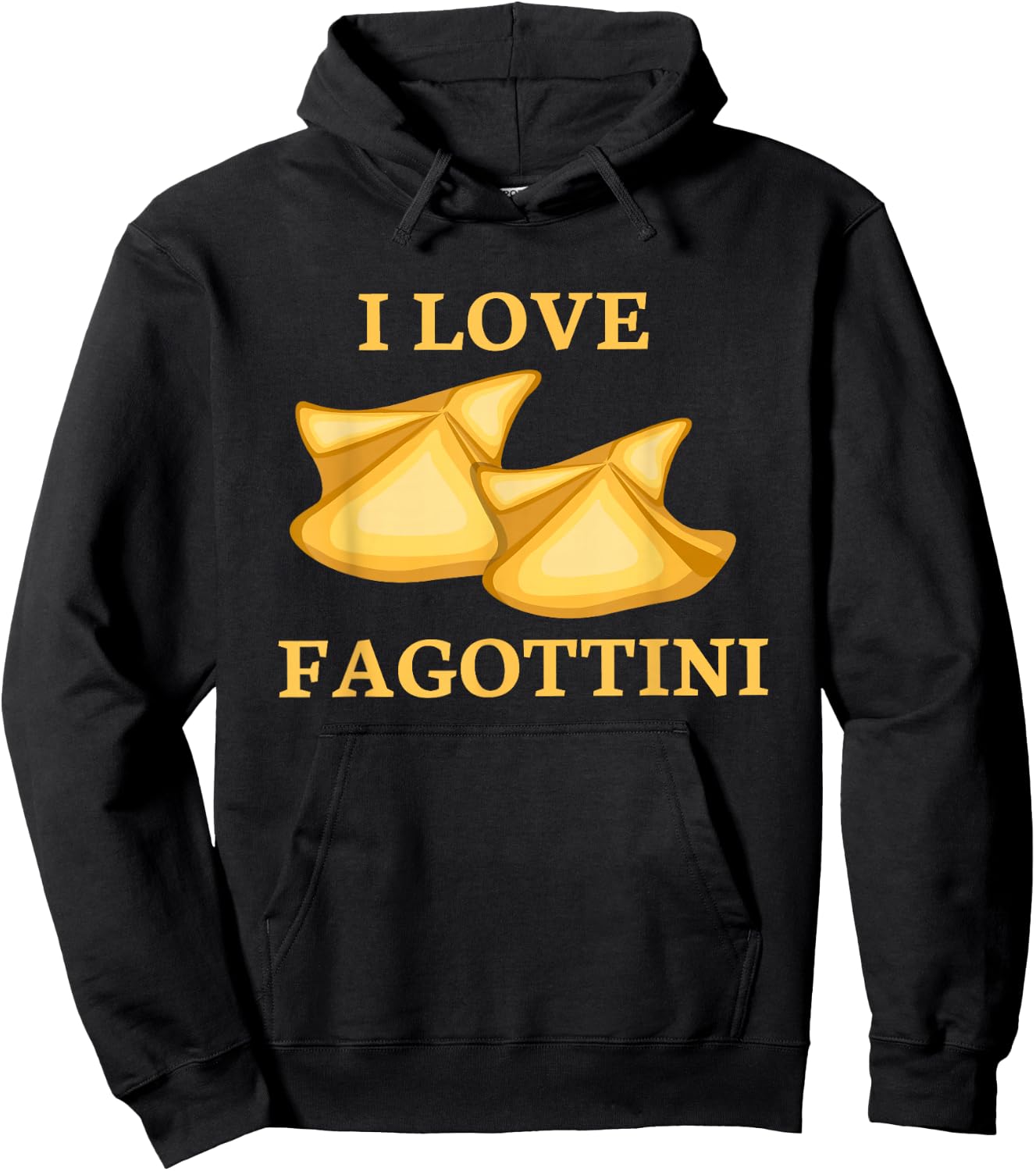 Fagottini Pasta Maker Foodie Italian Food Lover Hoodie - Hoodie | Black