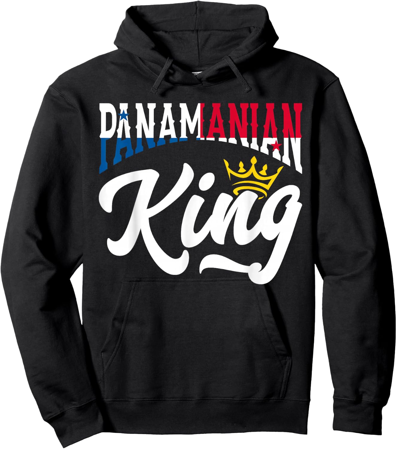 Panamanian King Panama Panamanian Panama Flag Hoodie - Hoodie | Black