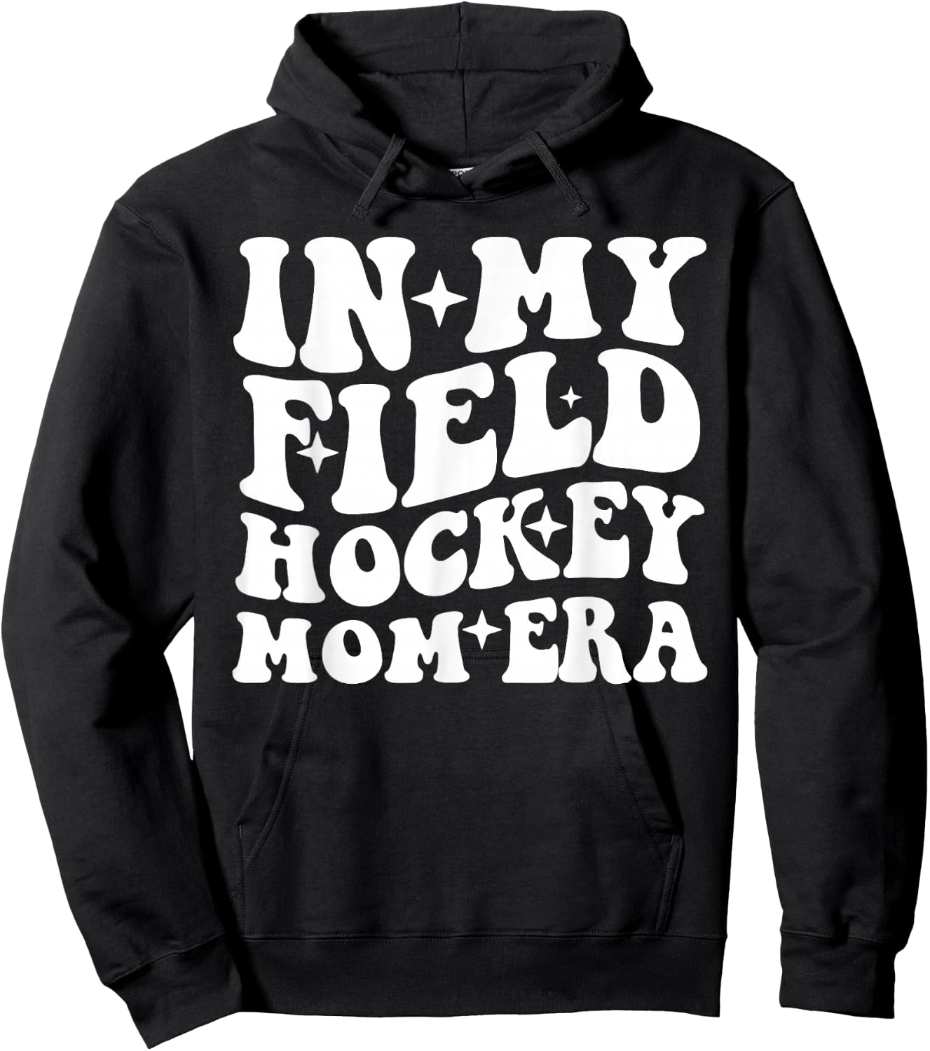 In My Field Hockey Mom Era Field Hockey Mama Mother's Day Hoodie - Hoodie | Black