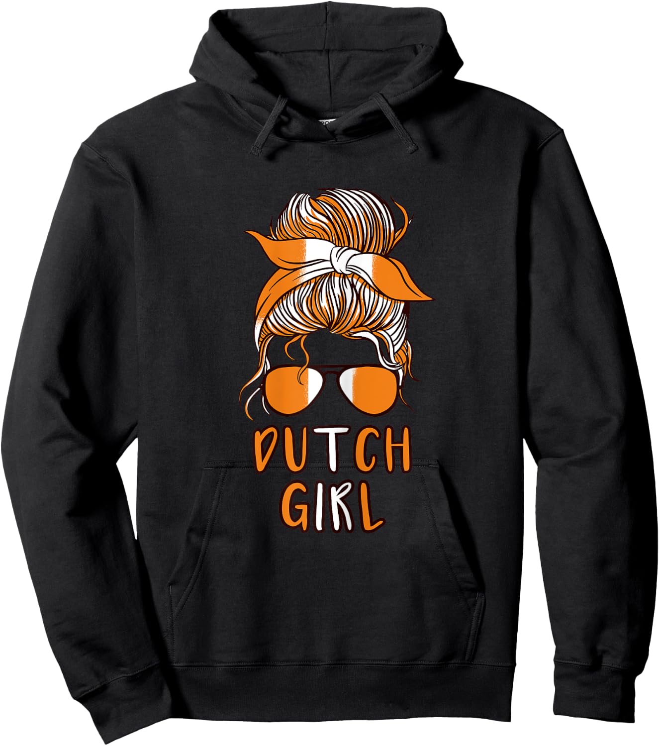 Dutch Girl Holland girls Netherlands Dutch women Hoodie - Hoodie | Black