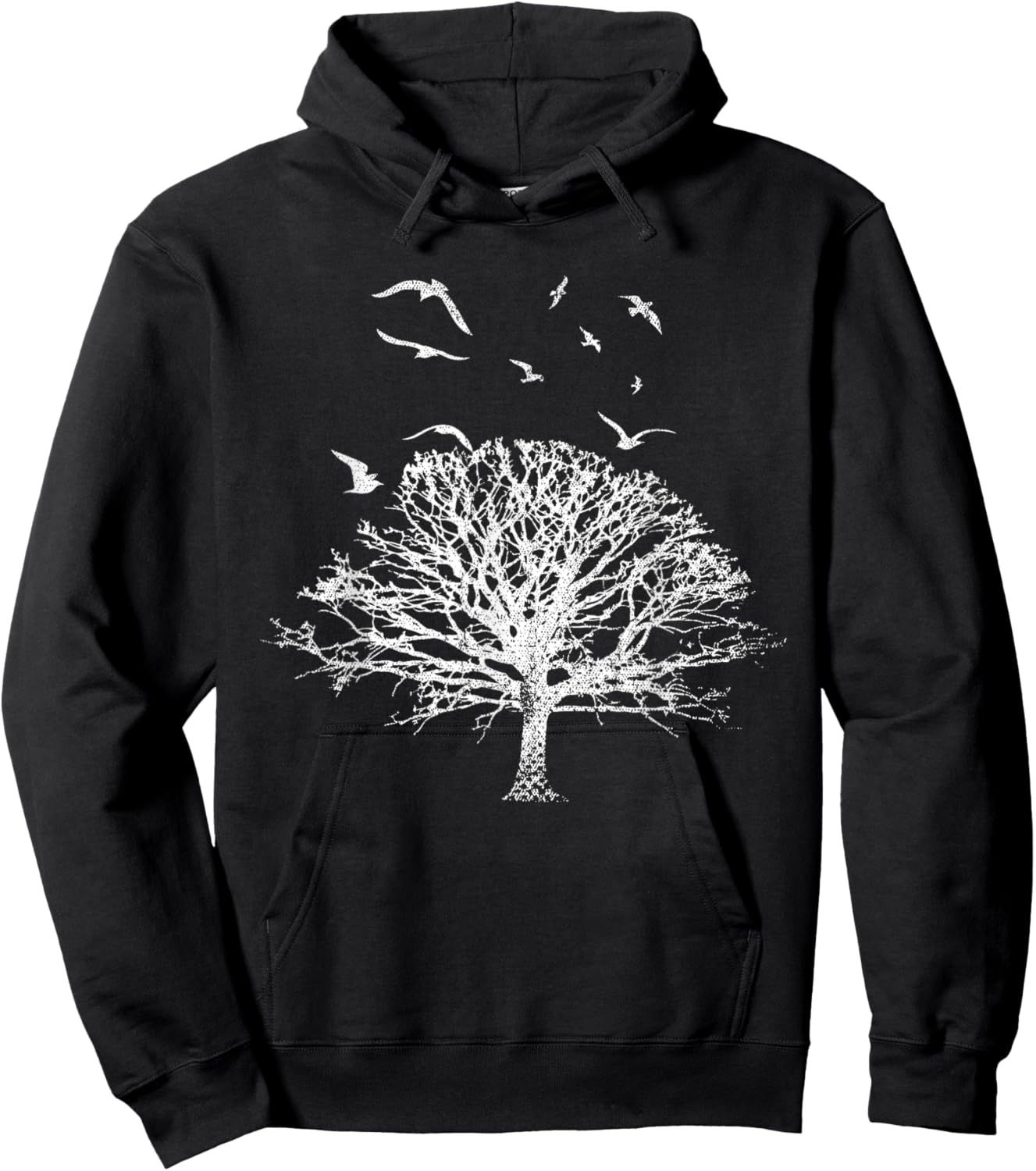 Flock Of Birds Outdoor Wildlife Nature Forest Hoodie - Hoodie | Black